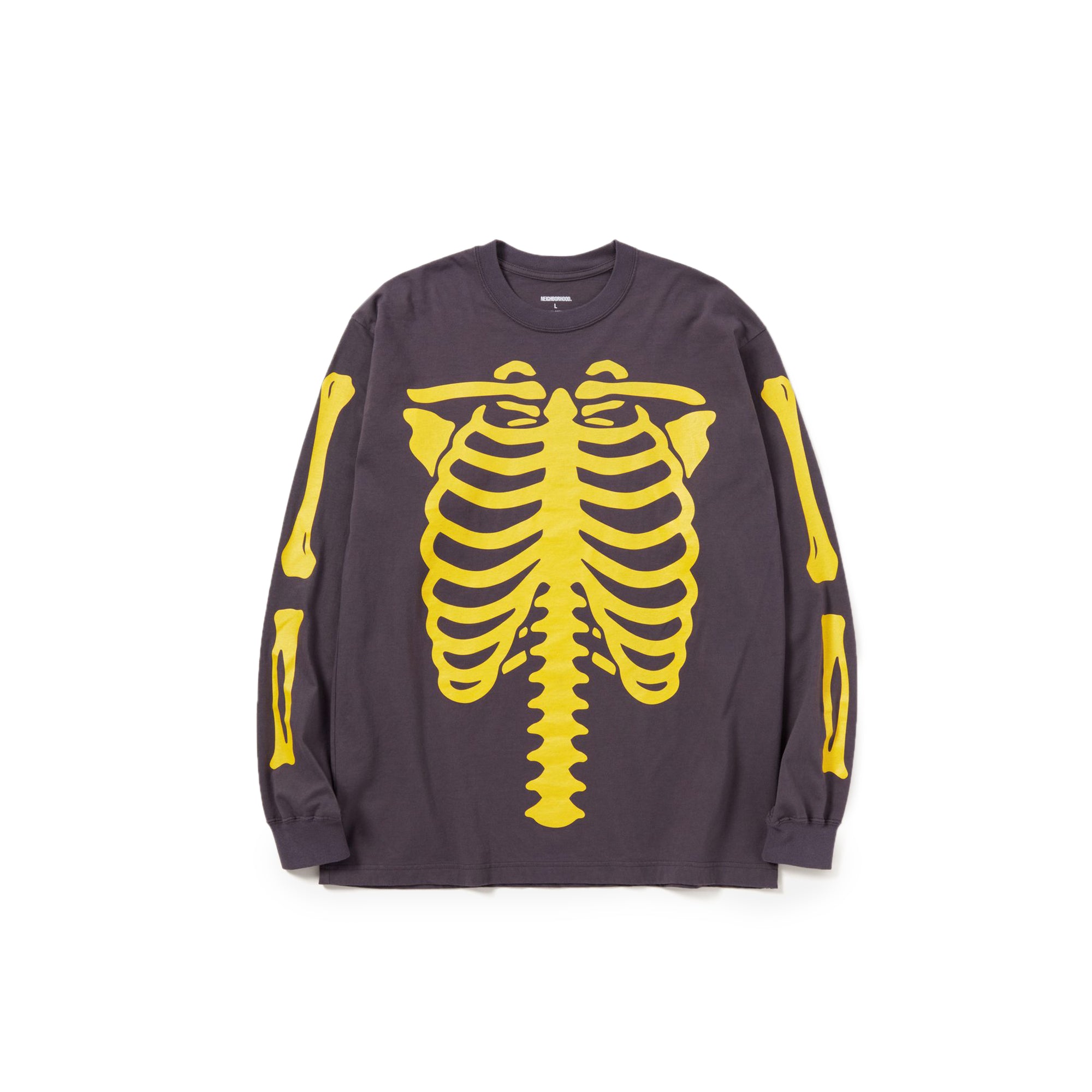 Neighborhood Mens Bones / C-Tee LS 'Gray' – Extra Butter