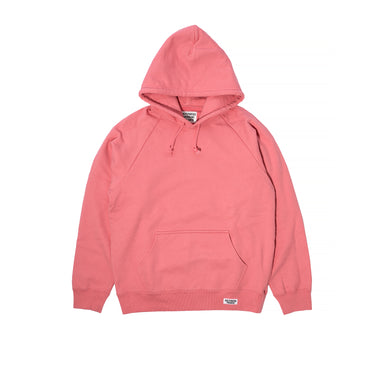 Wacko Maria Mens Washed Heavy Weight Pullover Hoodie 'Pink'
