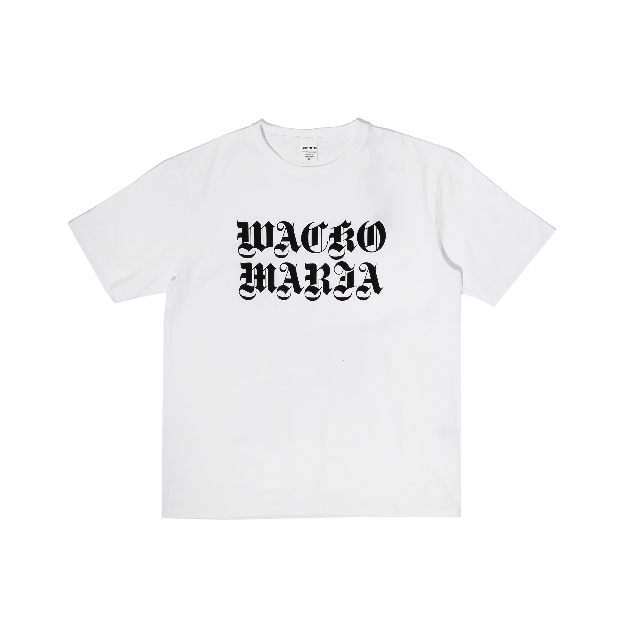 Wacko Maria Mens Washed Heavy Weight Crew Neck Tee 'White'