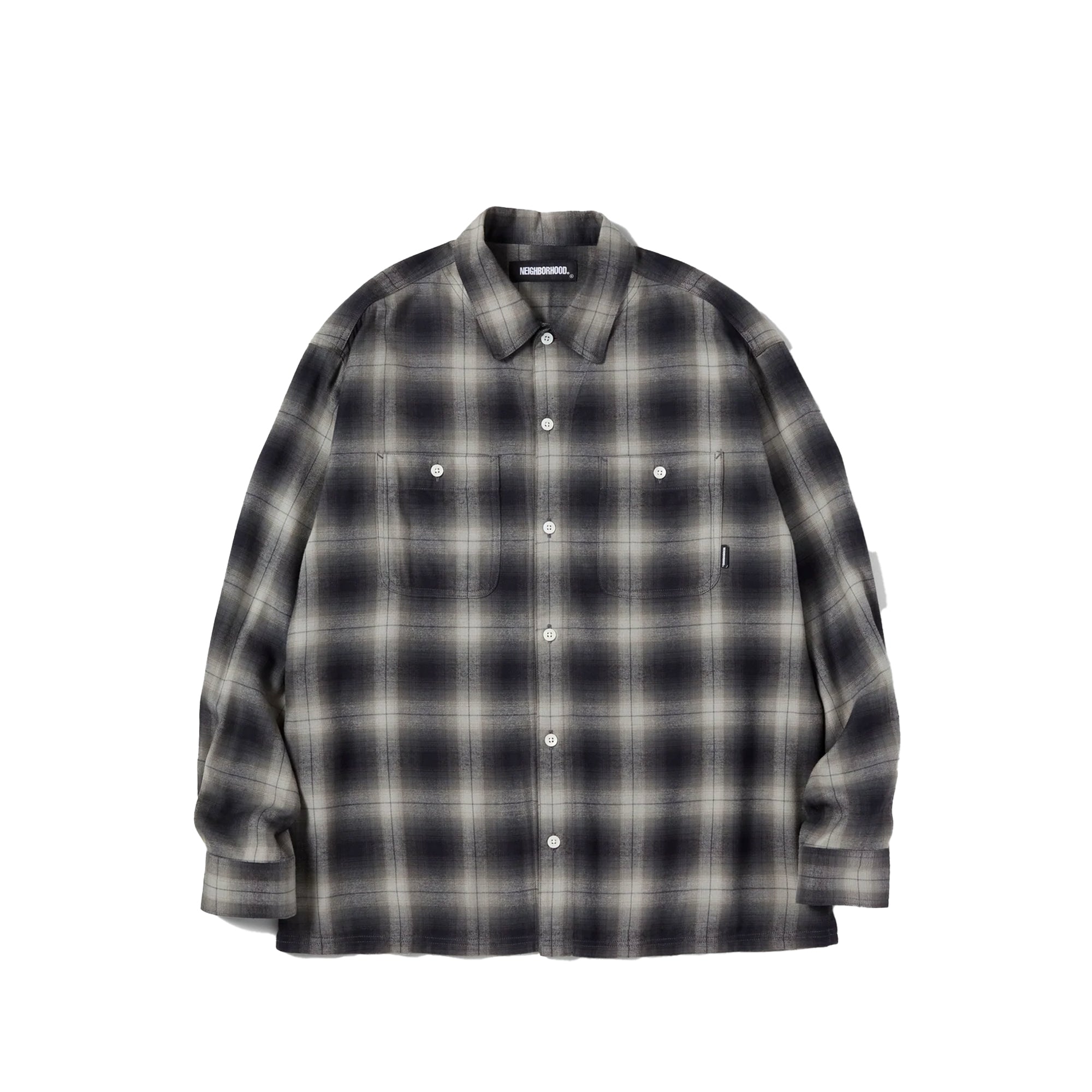 Neighborhood Mens CR Check LS Shirt Black – Extra Butter