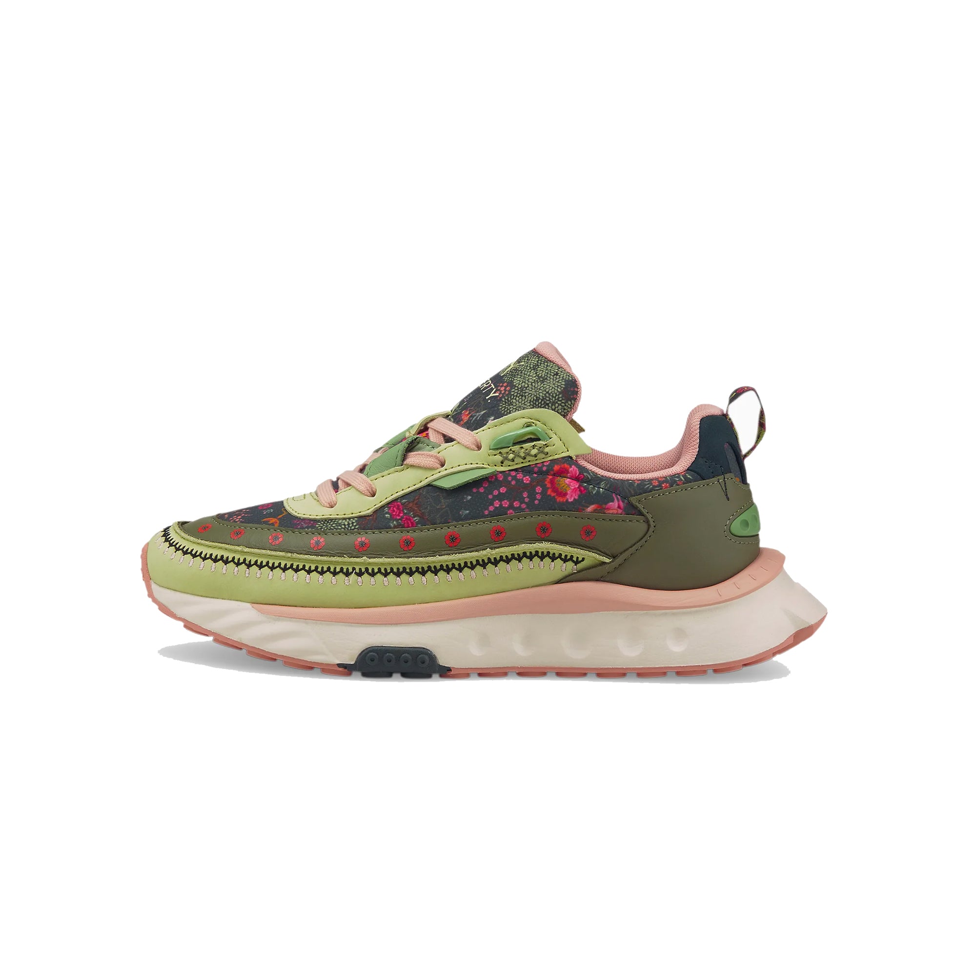 Puma x Liberty Womens Wild Rider 2 Shoes 'Beechnut-Olivine