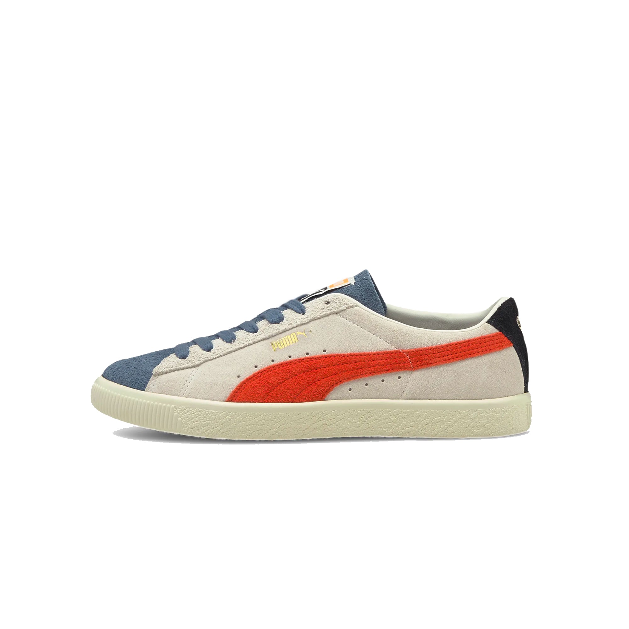 Puma Mens Suede VTG WTFormstripe Shoes 'Whisper White-Peyote-China