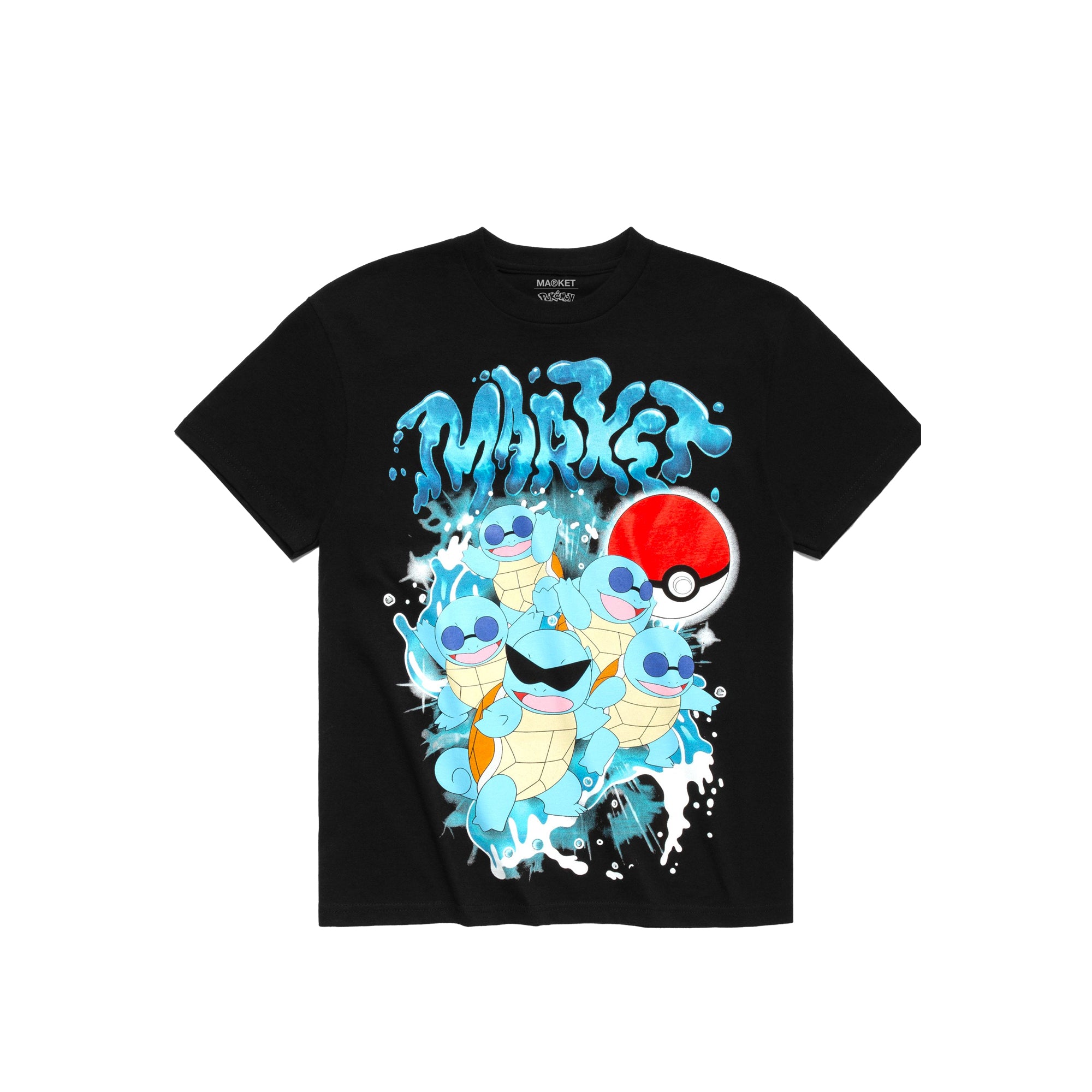 Market x Pokemon Squirtle Squad T-Shirt 'Black' – Extra Butter