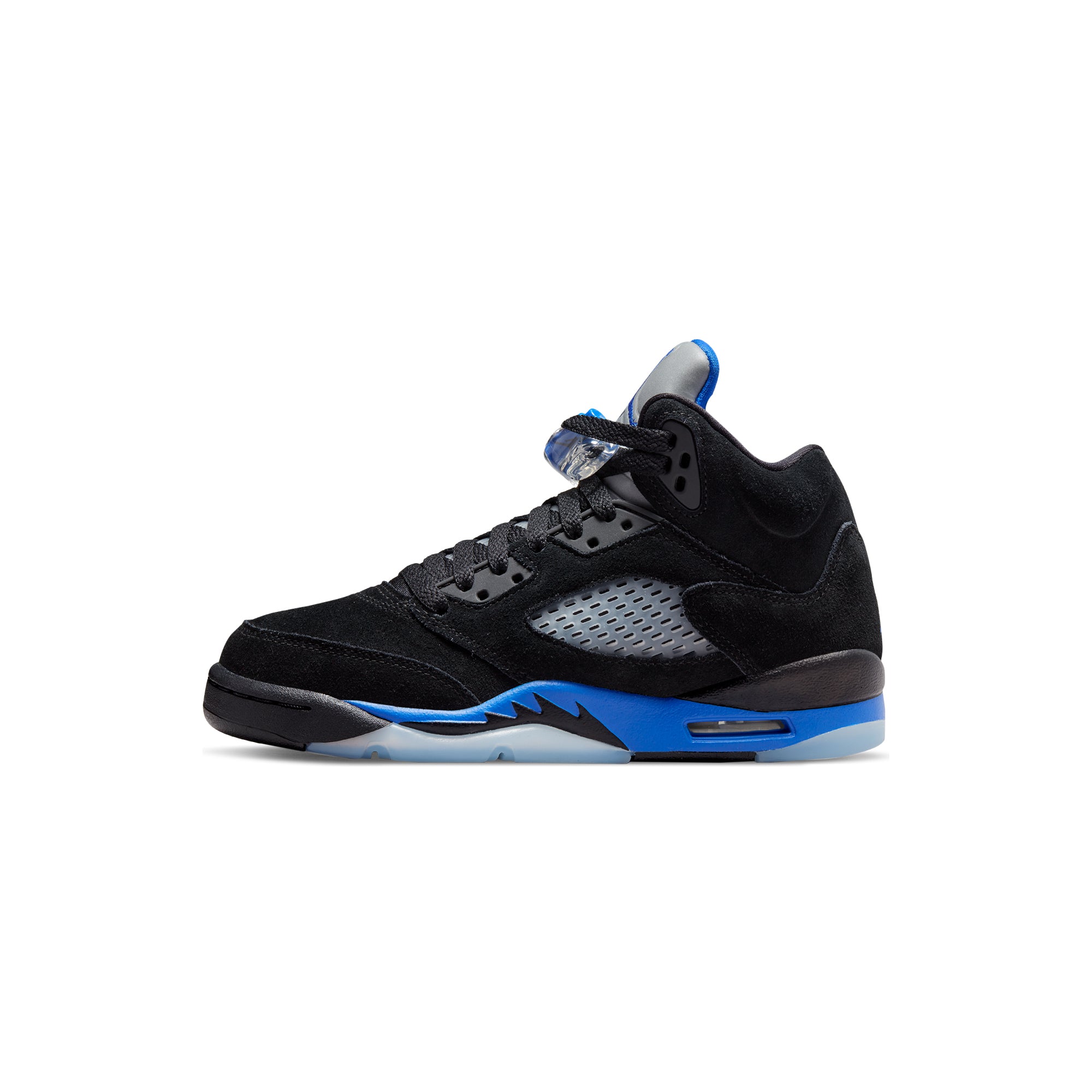 Air Jordan 5 retro top shoes, blue sneaker size 4.5Y