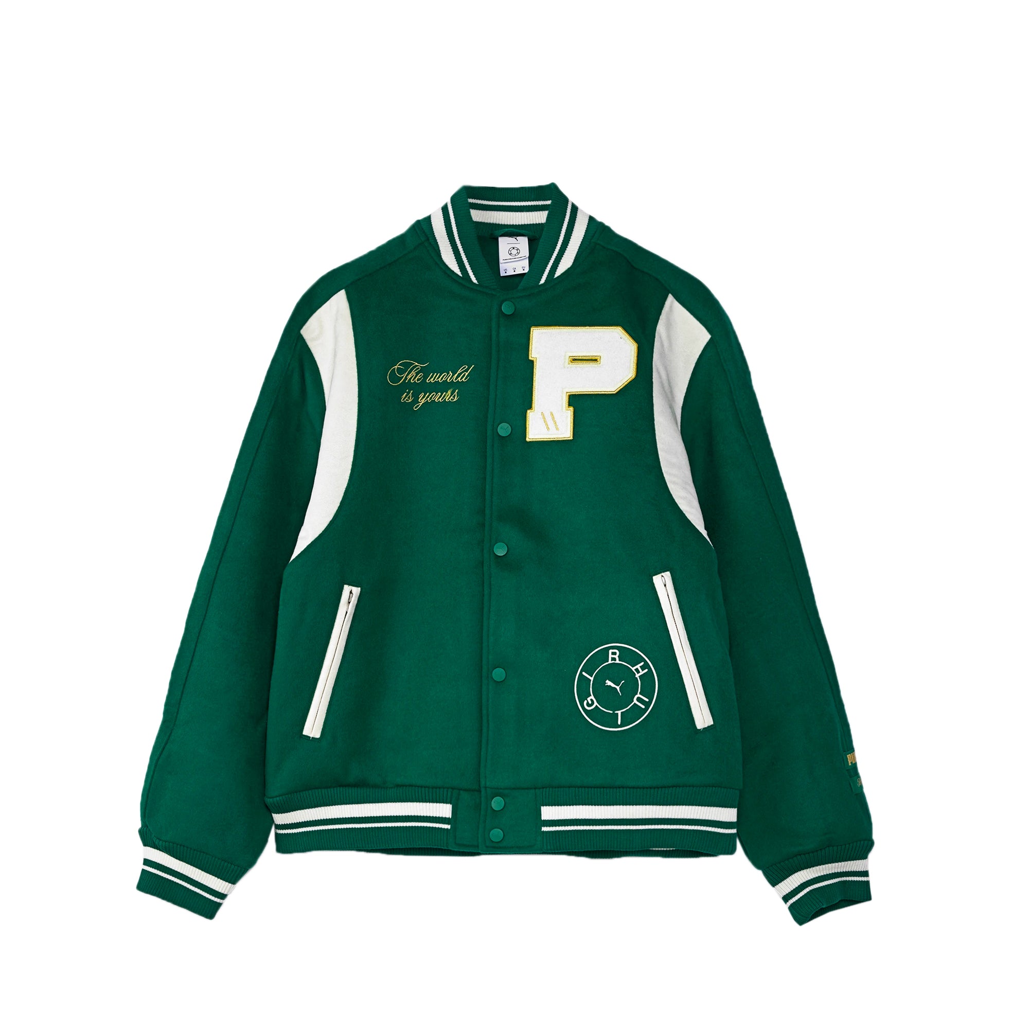 Puma x Rhuigi Mens Varsity Jacket – Extra Butter