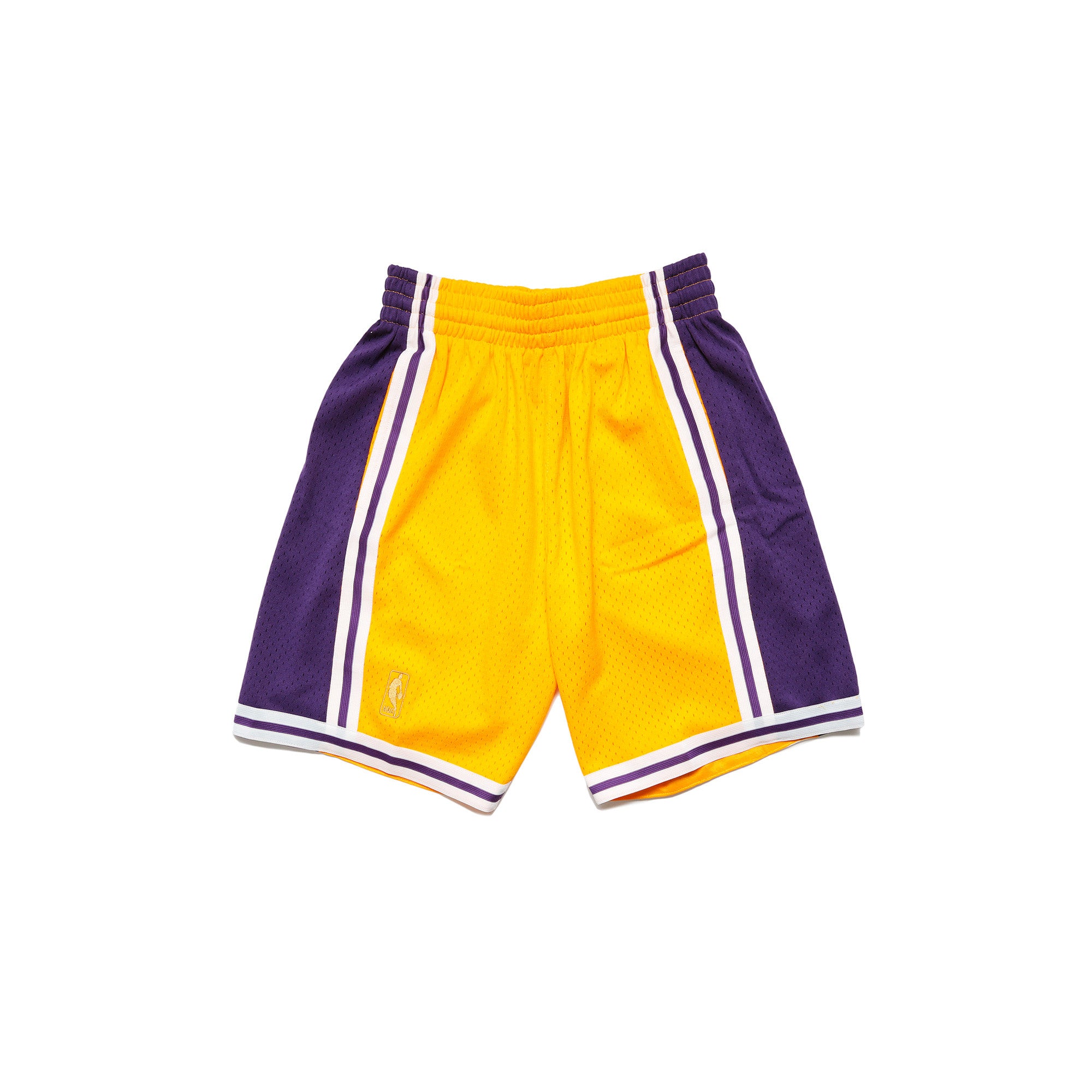 Mitchell Ness Men's Los Angeles Lakers Replica Shorts Gold