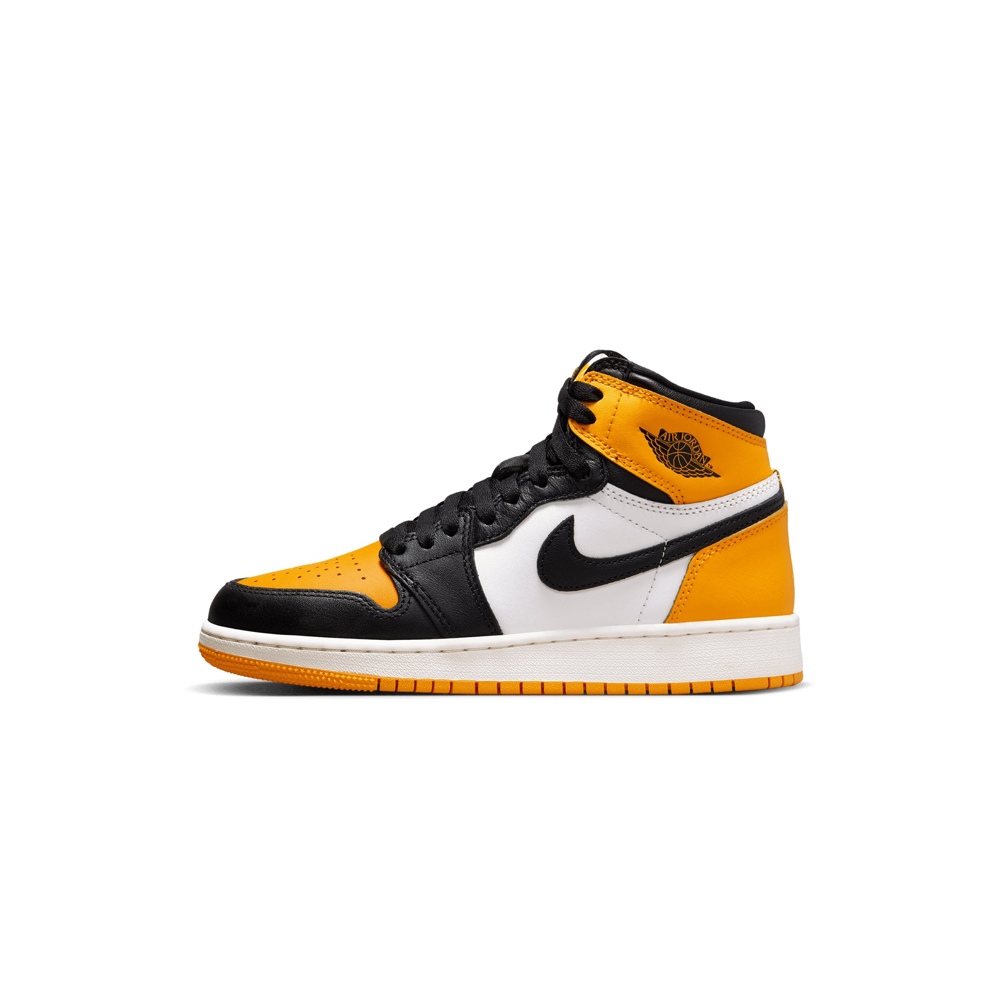 Nike Air Jordan 1 Low Big Kid's Size 4.5Y Taxi Black White Yellow Brand sold New