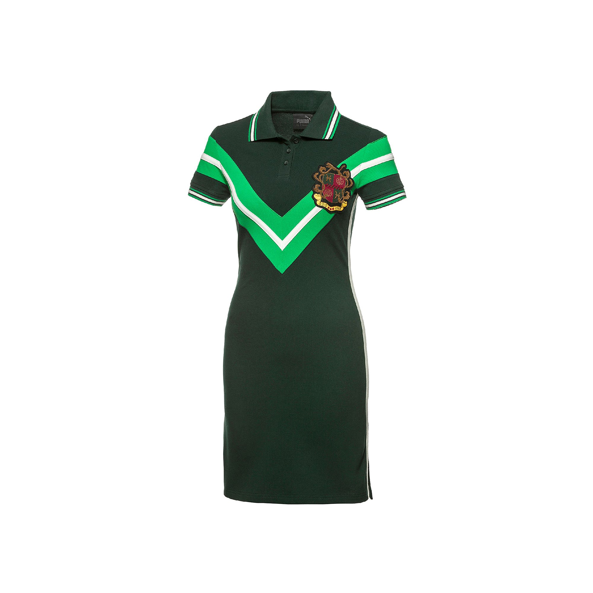 Puma x FENTY by Rihanna Women's Varsity Tennis Dress - Green Puma x FENTY by Rihanna Women's Varsity Tennis Dress - Green