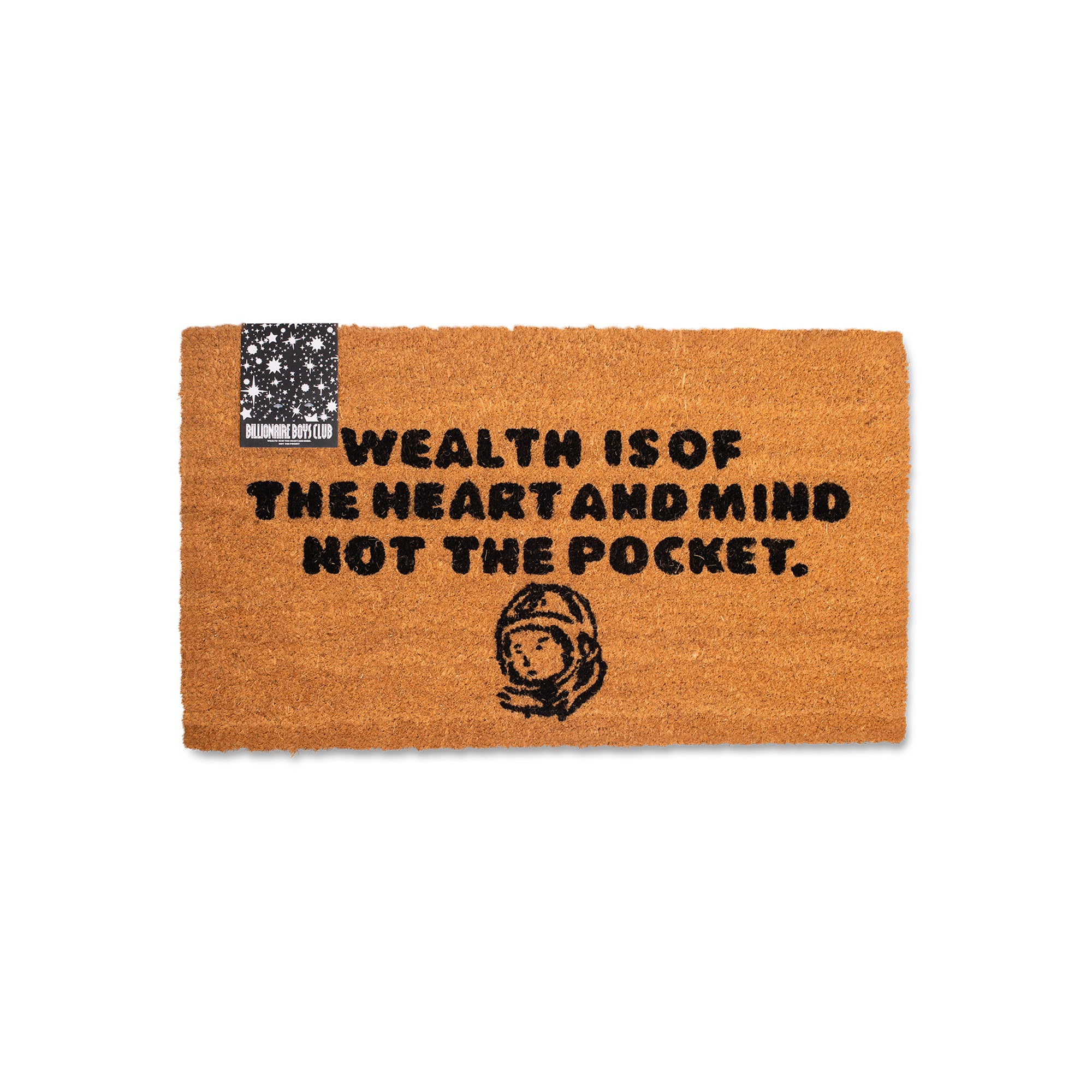 Billionaire Boys Club Wealth Door Mat 'Plain Coir' – Extra Butter
