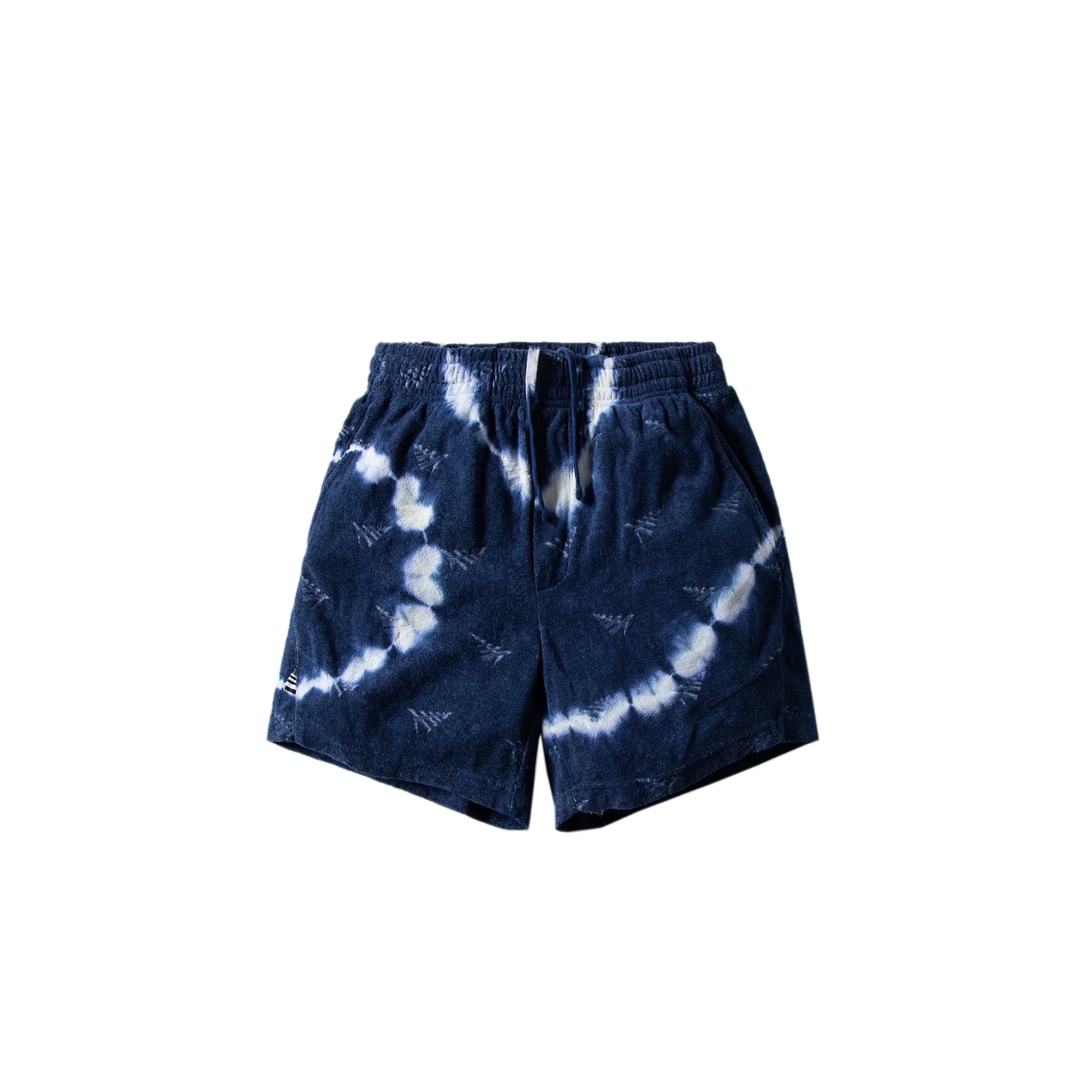 Paper Planes | Tie Dye Jacquard Terry Cloth Bucket Hat, Navy / S/M