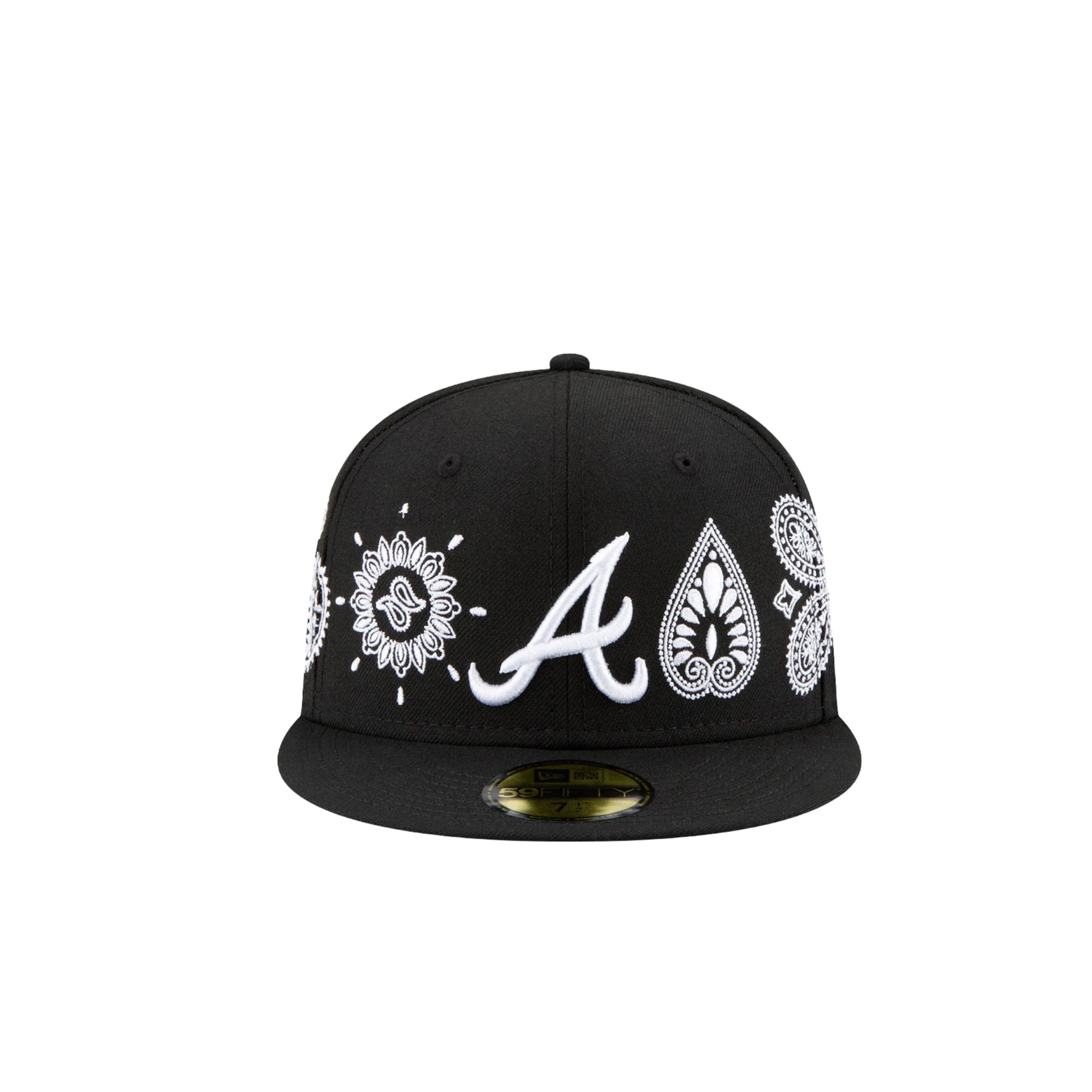 New Era Atlanta Braves Paisley Elements 59Fifty Cap 'Black