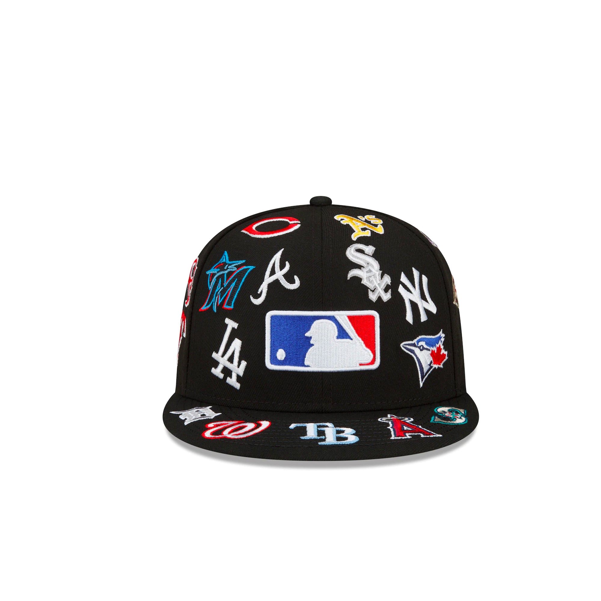 New Era All-Over Logos 59Fifty MLB Fitted Hat – Extra Butter