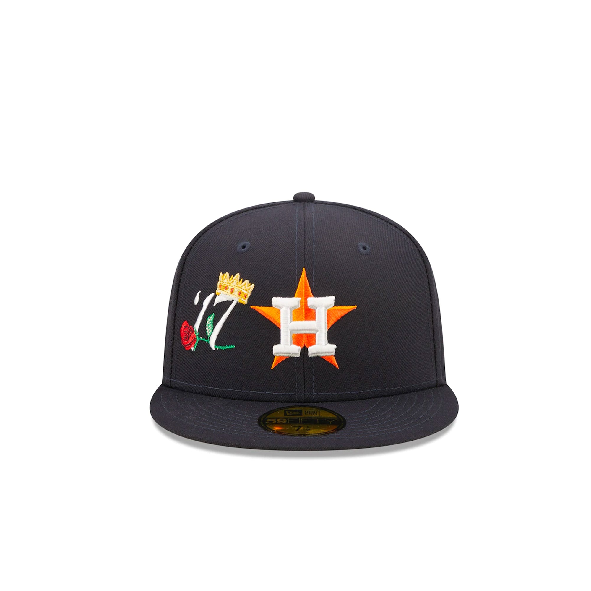 New Era 59FIFTY Houston Astros Local Fitted Hat Dark Navy
