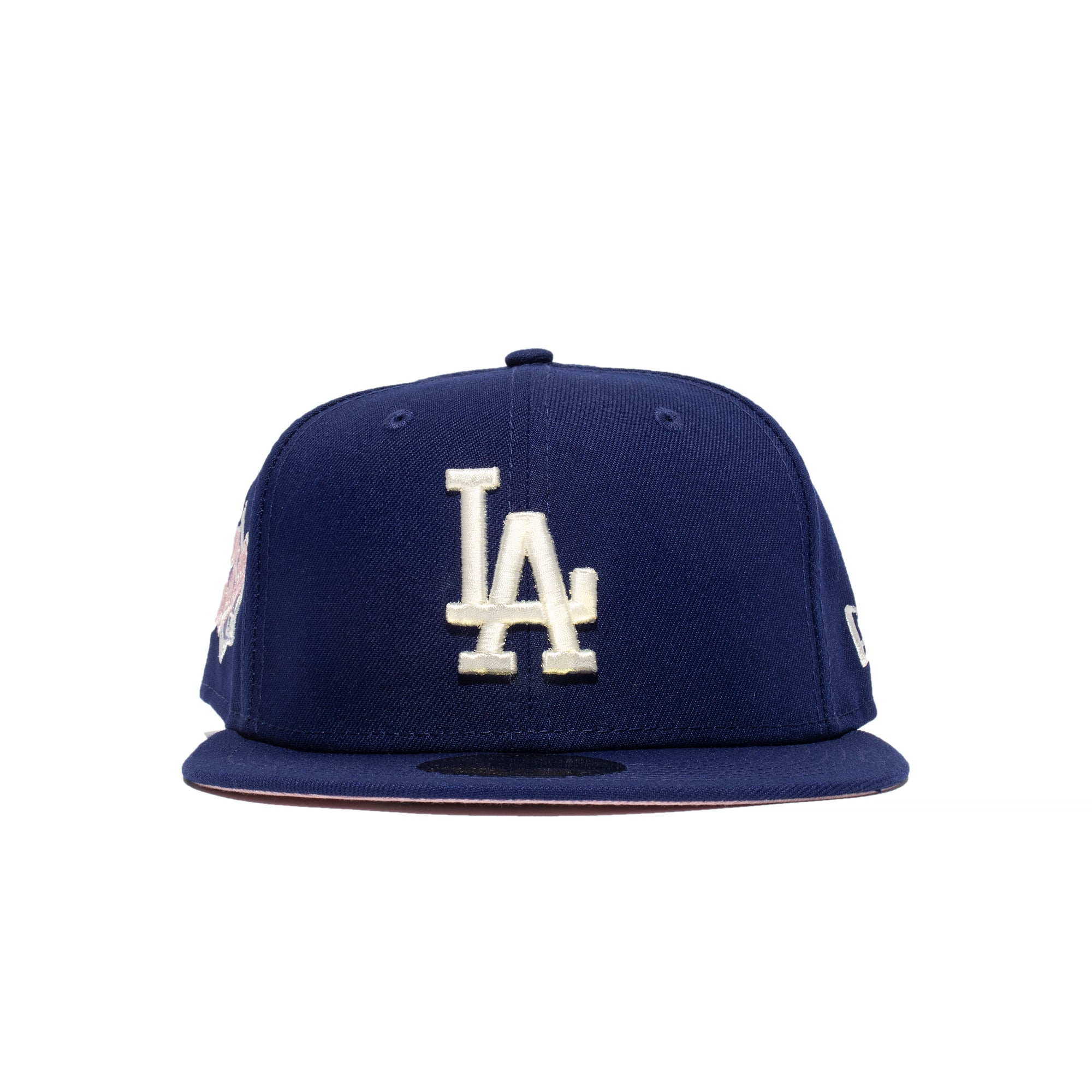 Men's New Era Black Los Angeles Dodgers Pastel Undervisor 59FIFTY Fitted Hat