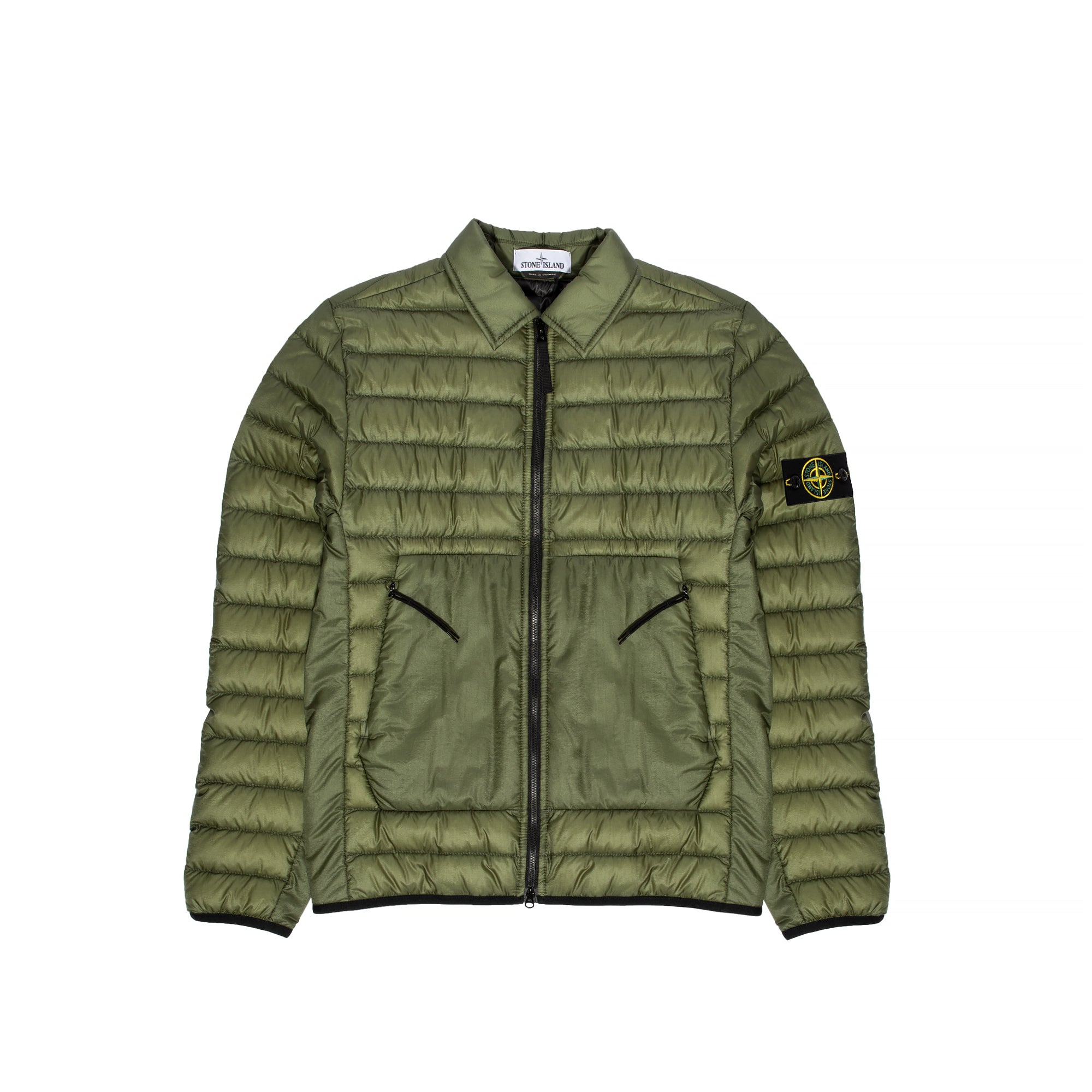Mens stone island jacket green Clearance