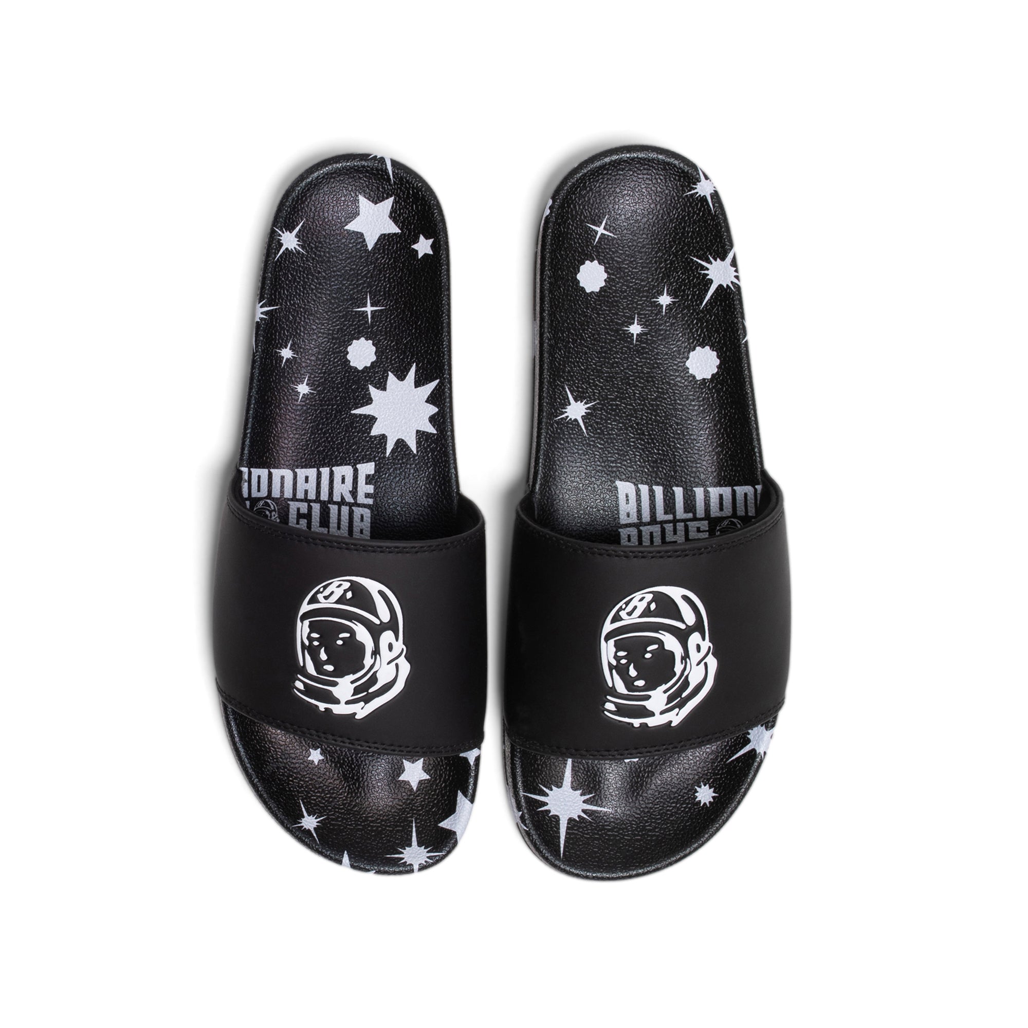 Billionaire Boys Club Mens Moon Walk Slides Black Extra Butter