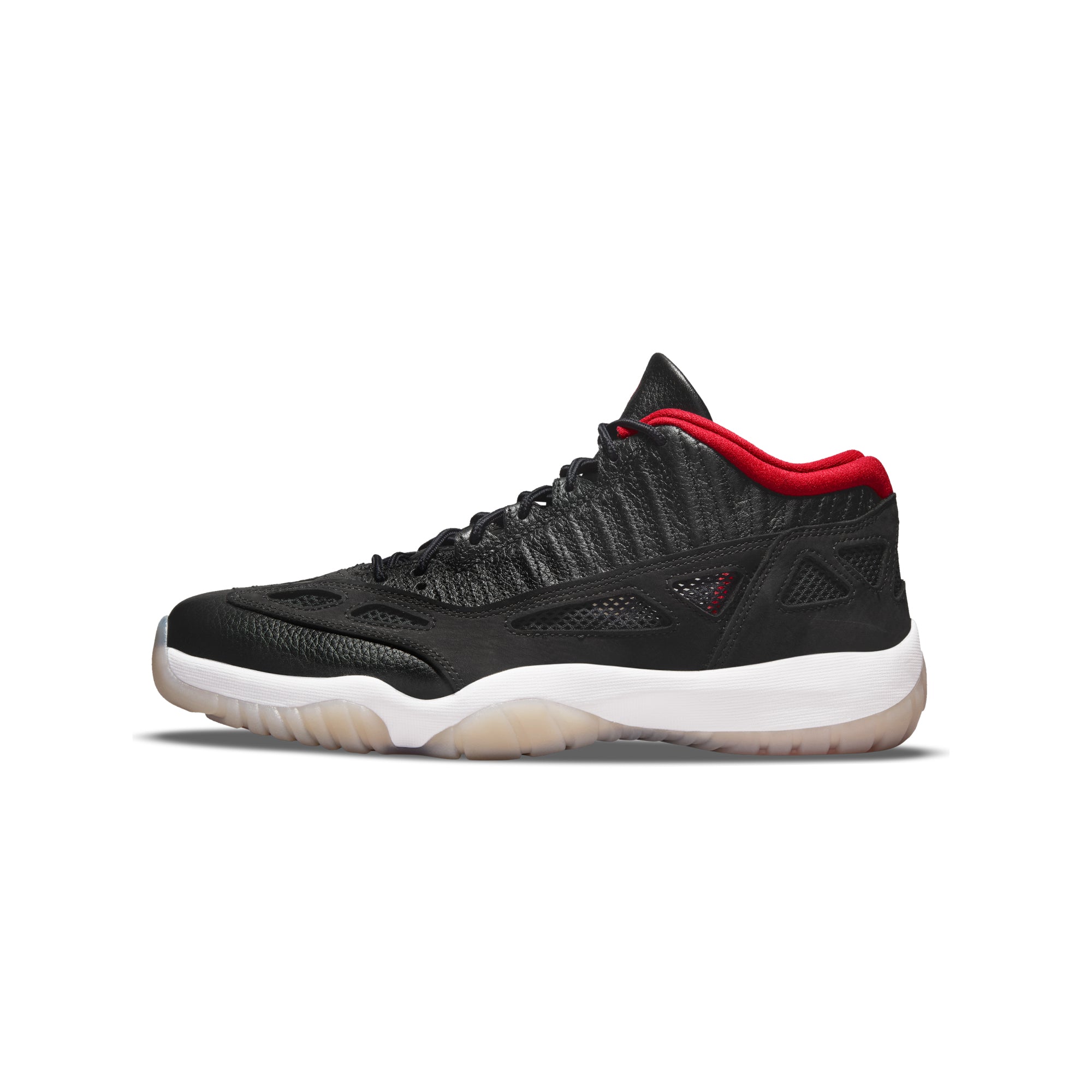 Air Jordan Mens 11 Retro Low IE Bred Shoes – Extra Butter