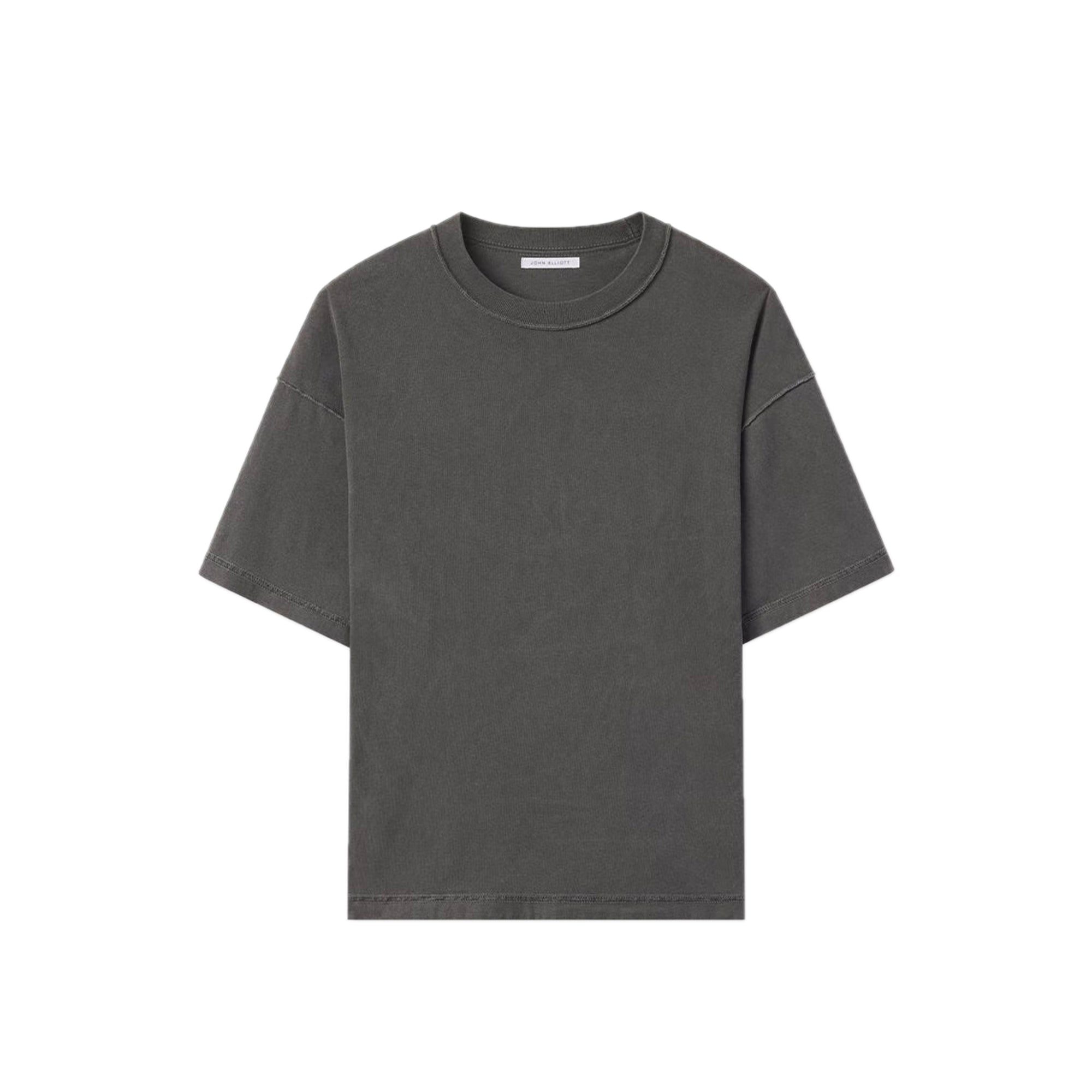 John Elliott Mens Reversed Cropped SS Tee – Extra Butter
