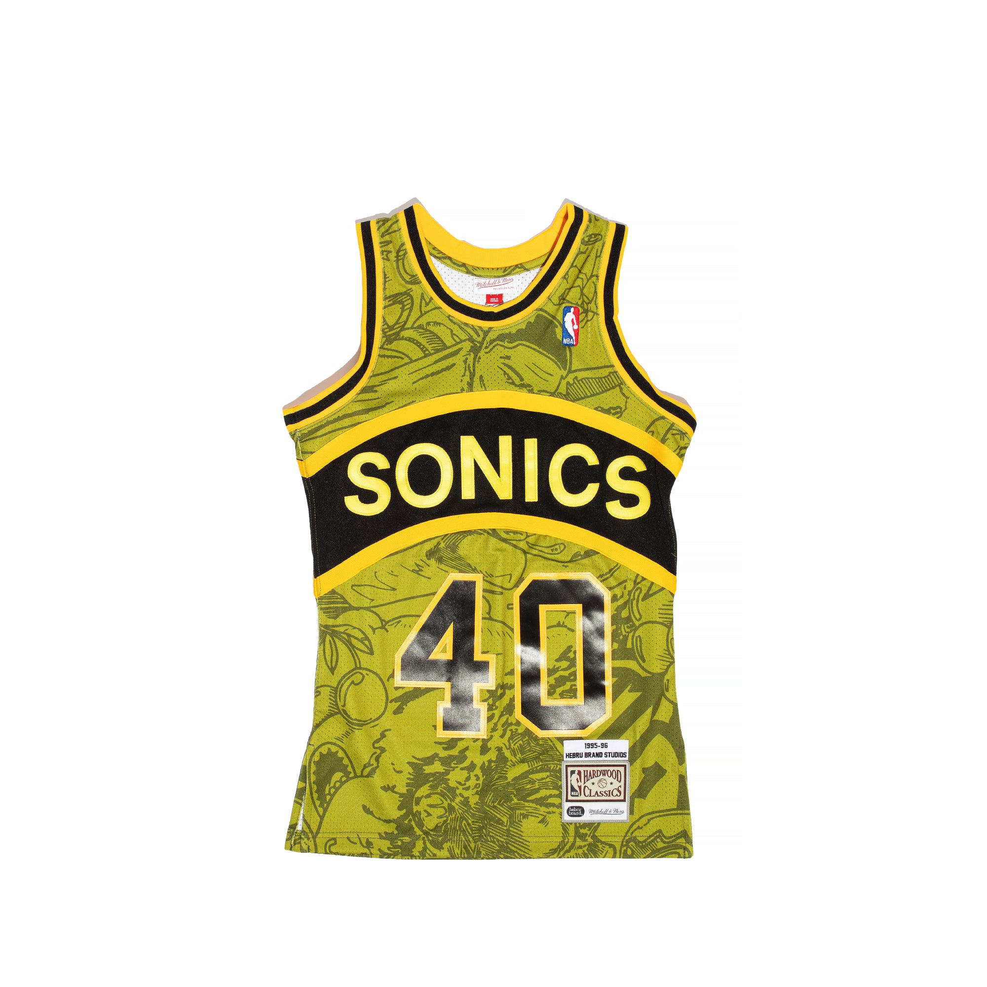 Mitchell & Ness Mens Seattle Supersonics Hebru Shawn Kemp Jersey 'Gree –  Extra Butter