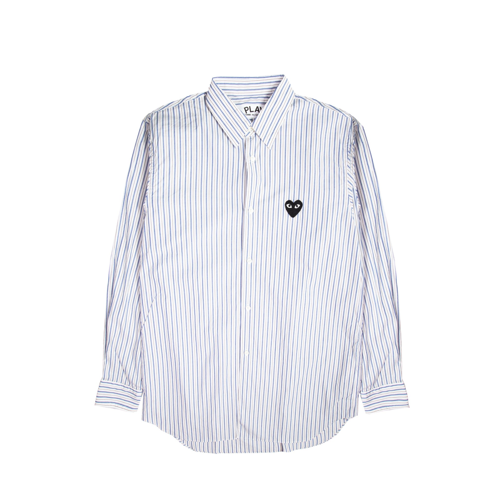 Comme des Garcons PLAY Mens Woven Striped Shirt [AZ-B006-051-1]