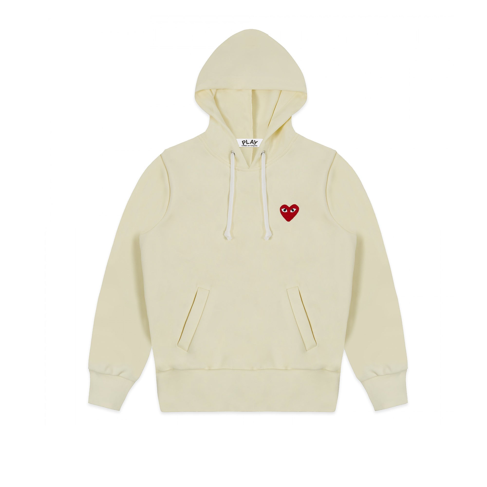 Cdg hoodie outlet cream