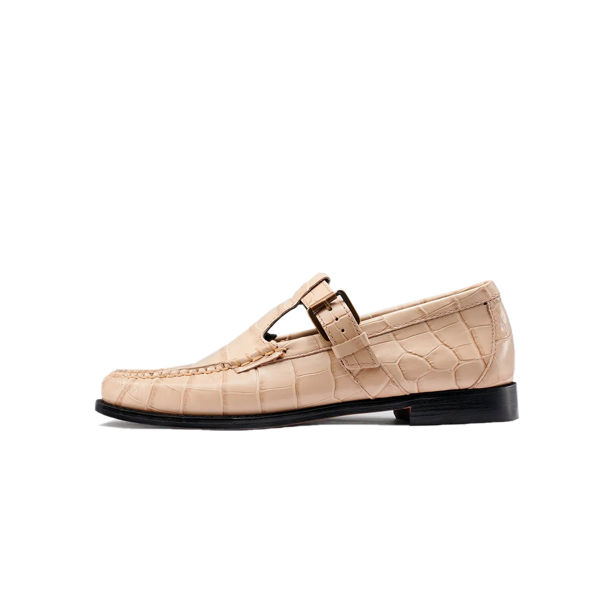 G.H. Bass Womens Mary Jane Croc Weejun Loafers  display picture 1