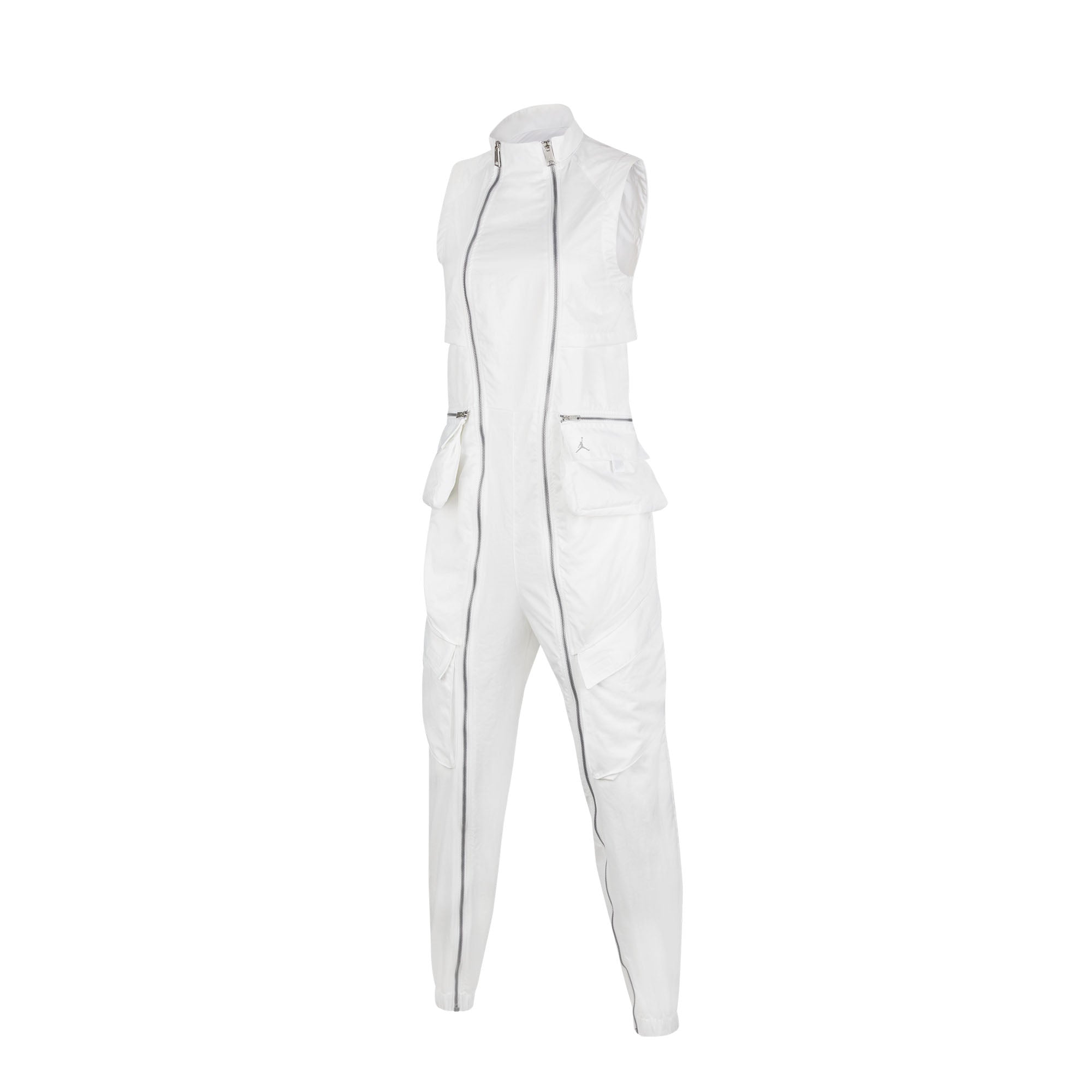 Nike Jordan jumpsuit in white with utility pockets