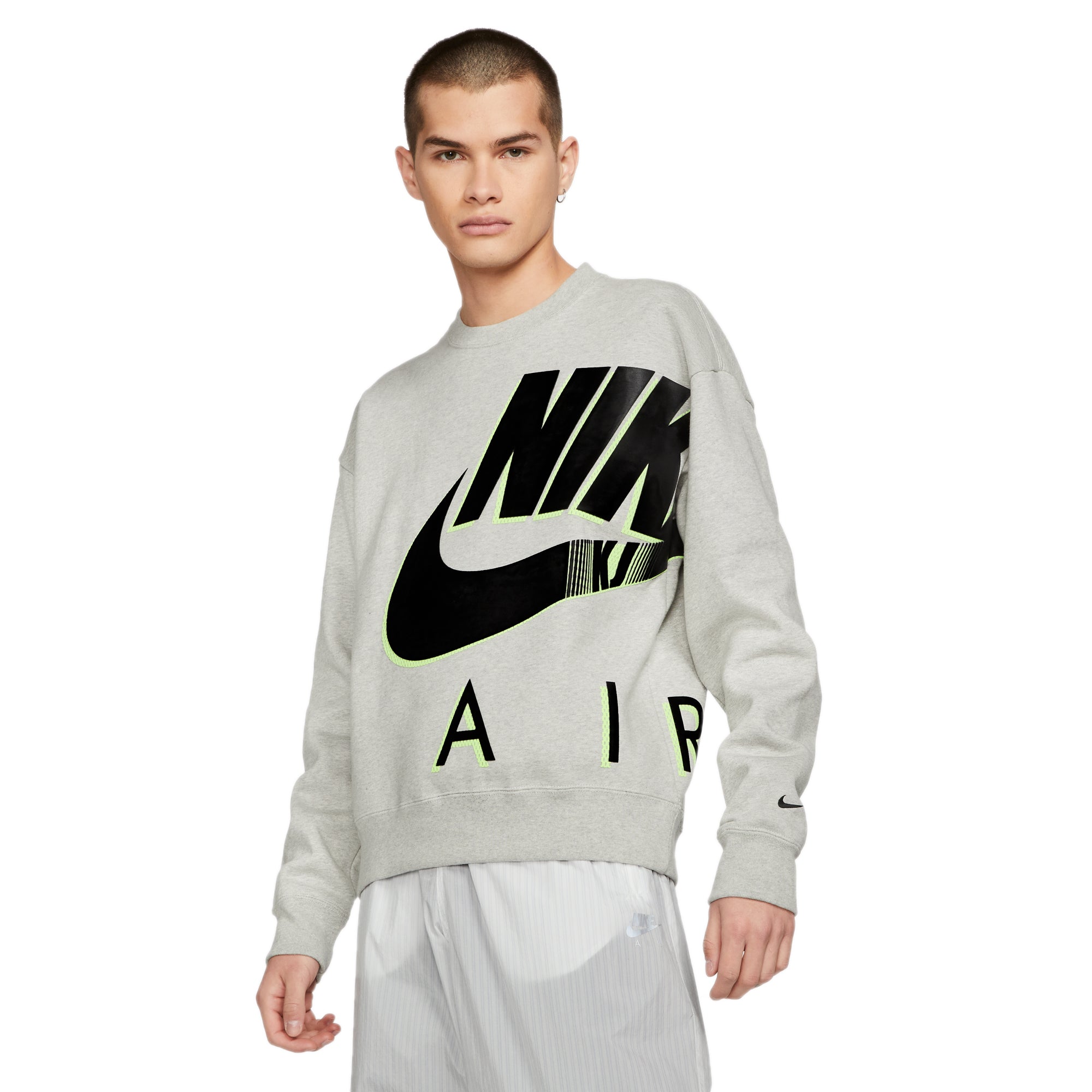 Nike Mens U NRG AM FLC Crew – Extra Butter