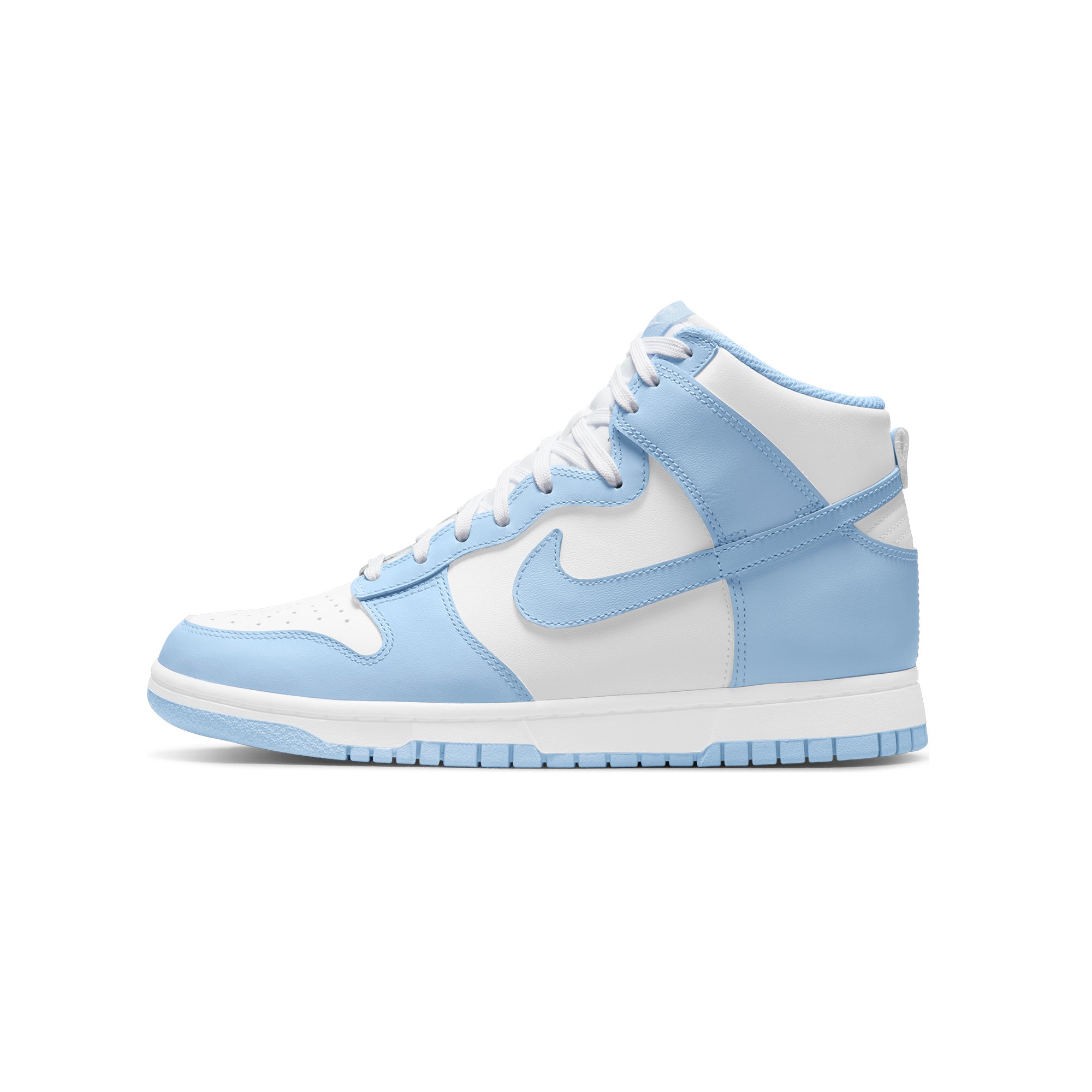 Nike Womens Dunk High Shoes 'White/Aluminum' – Extra Butter