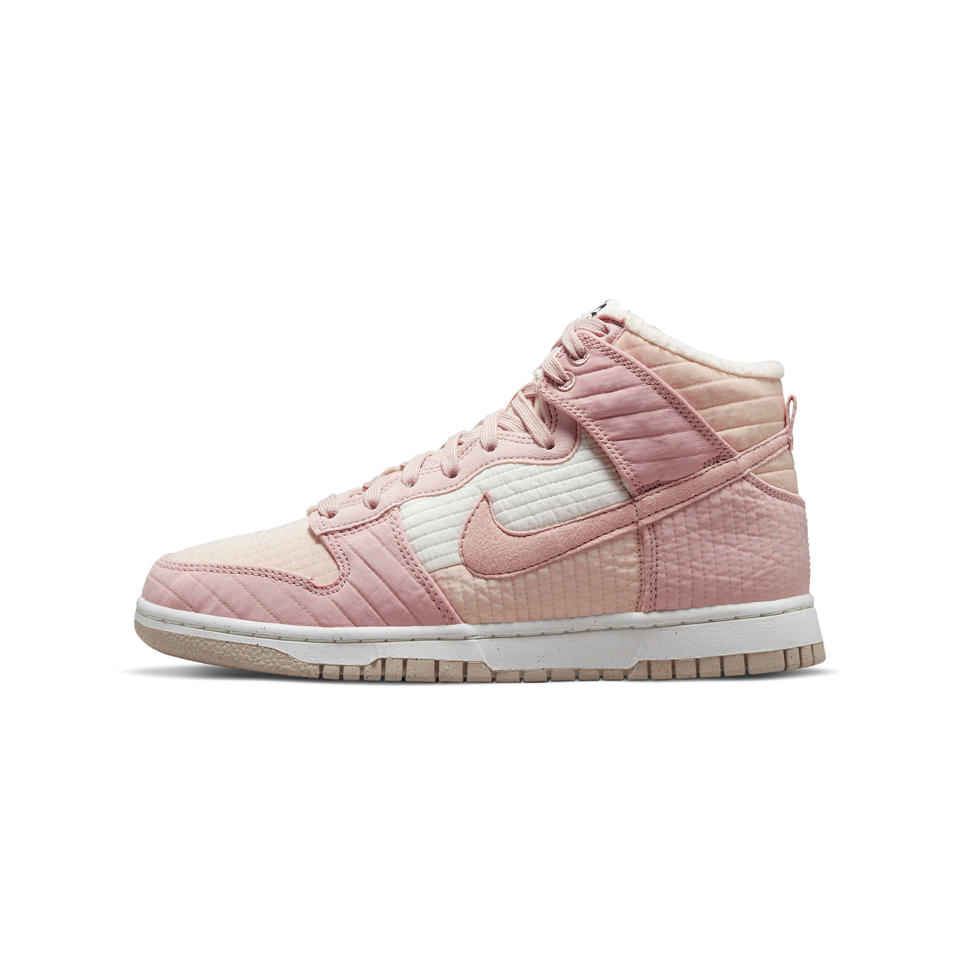 Nike Womens Dunk High LX Next Nature Pink Oxford Shoes – Extra Butter