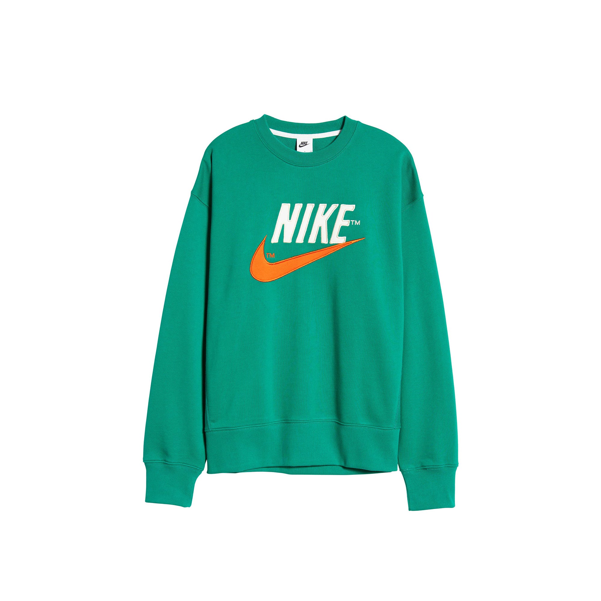 Nike Mens French Terry Crew Green – Extra Butter - Main Image