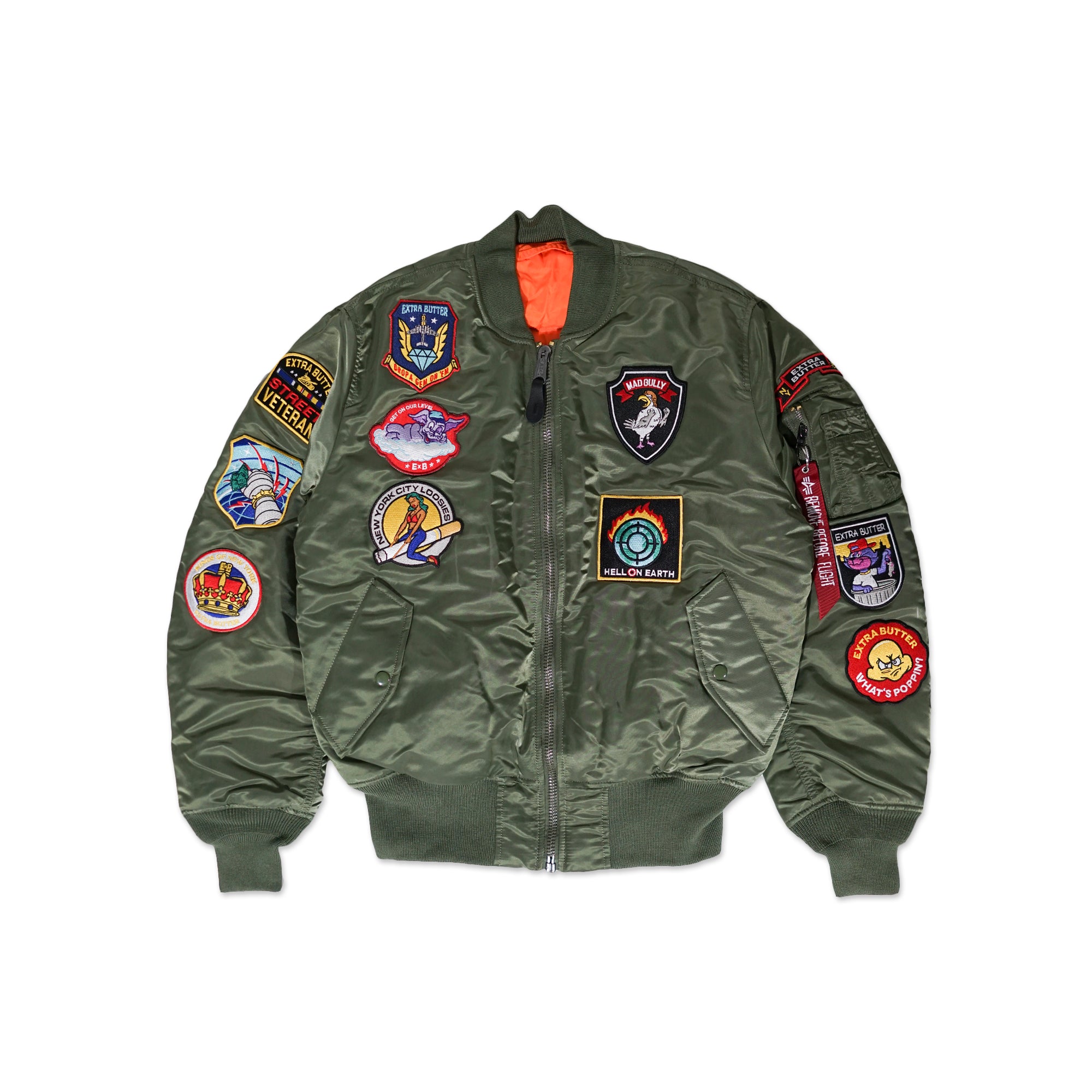 Extra Butter Men Tomcat MA-1 Flight Jacket