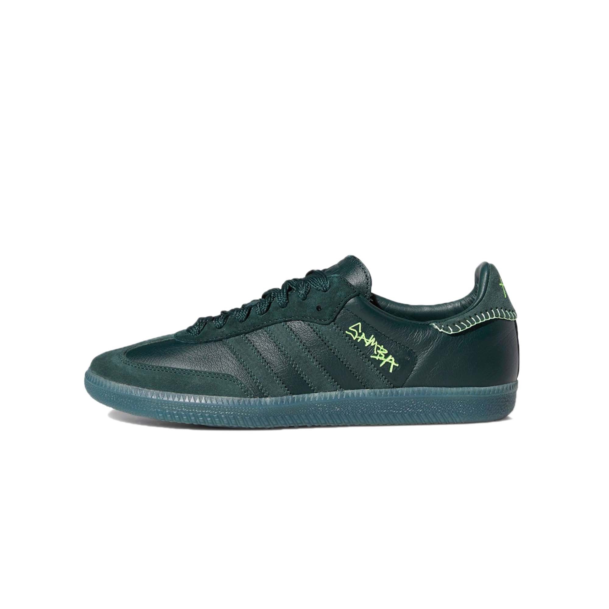 Adidas Mens Jonah Hill Samba 'Green Night' Shoes â Extra Butter