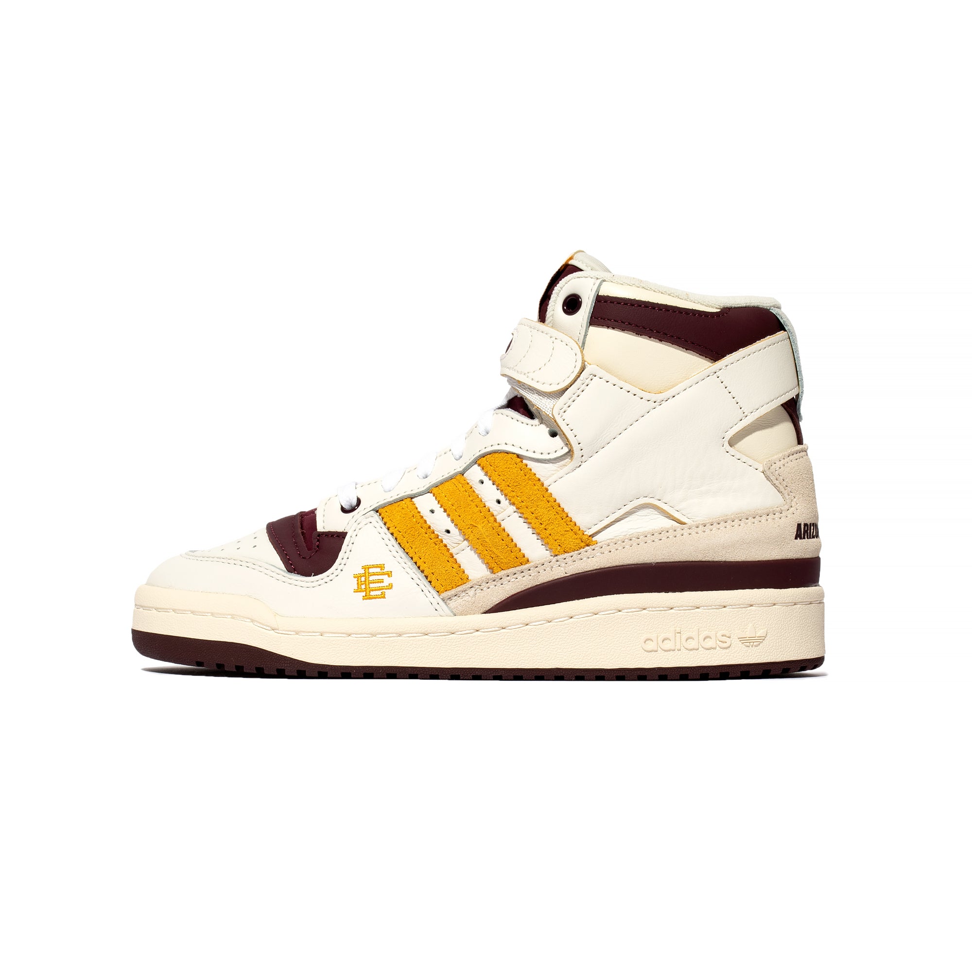 Adidas Mens Forum 84 High X EE Shoes 'Cloud White/Team Maroon/Team col Extra Butter Adidas Mens Forum 84 High X EE Shoes 'Cloud White/Team Maroon/Team col Extra Butter