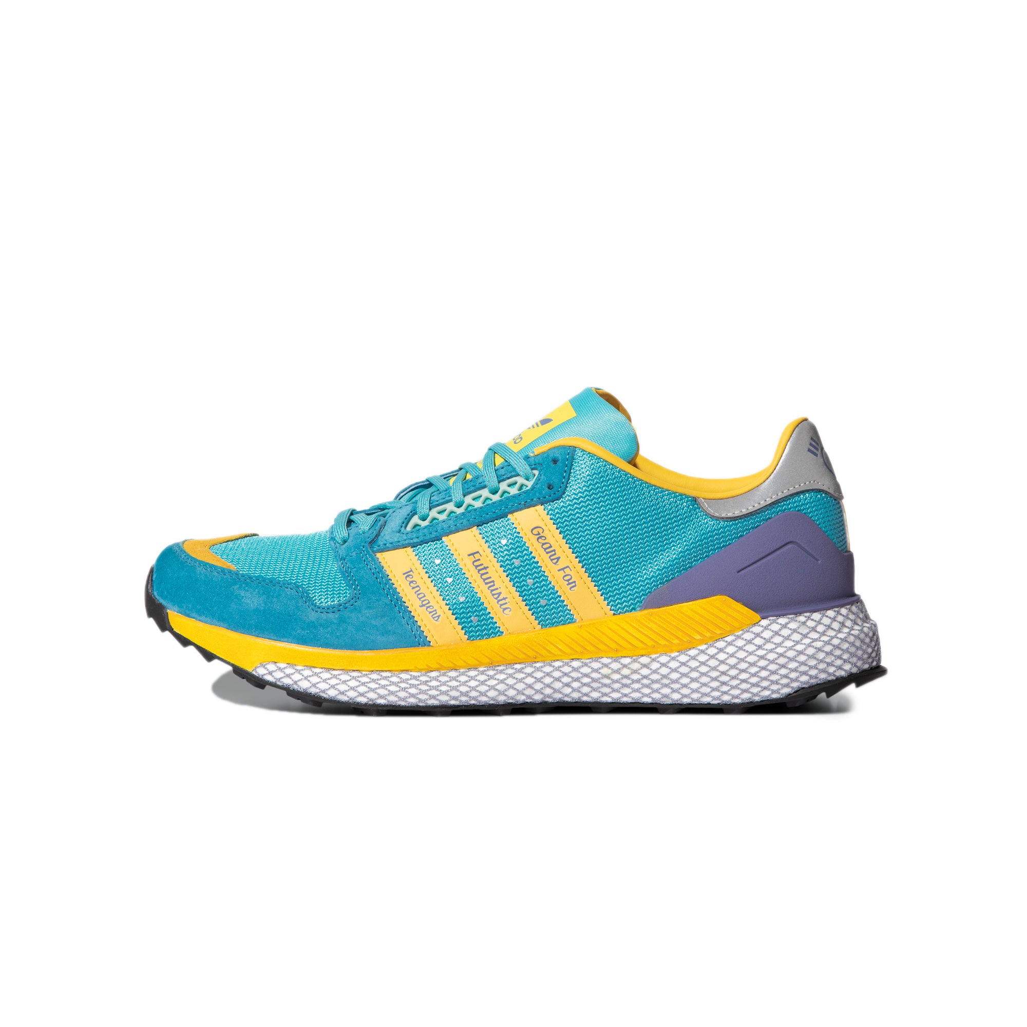 Adidas by Human Made Mens Questar Shoes LT Aqua – Extra Butter