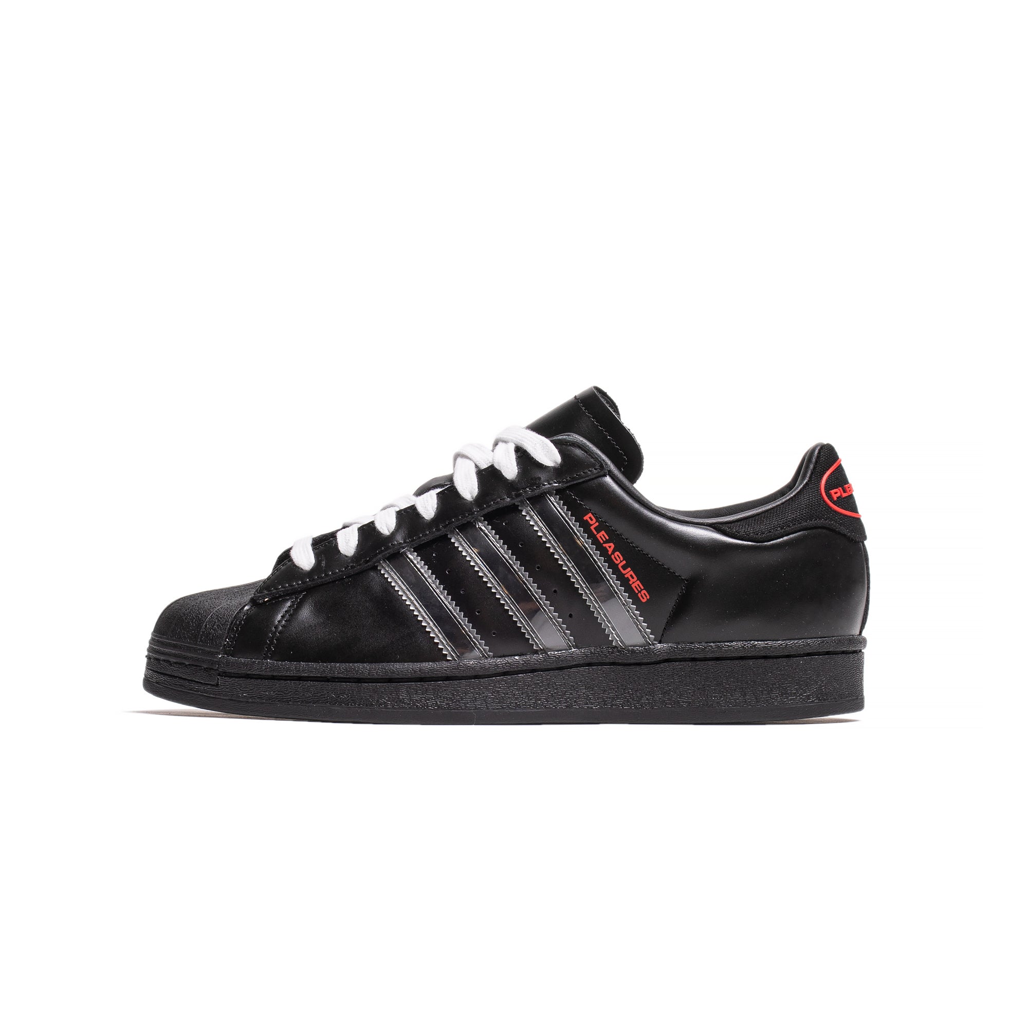 Adidas Mens Superstar Pleasures Shoes 'Black' – Extra Butter