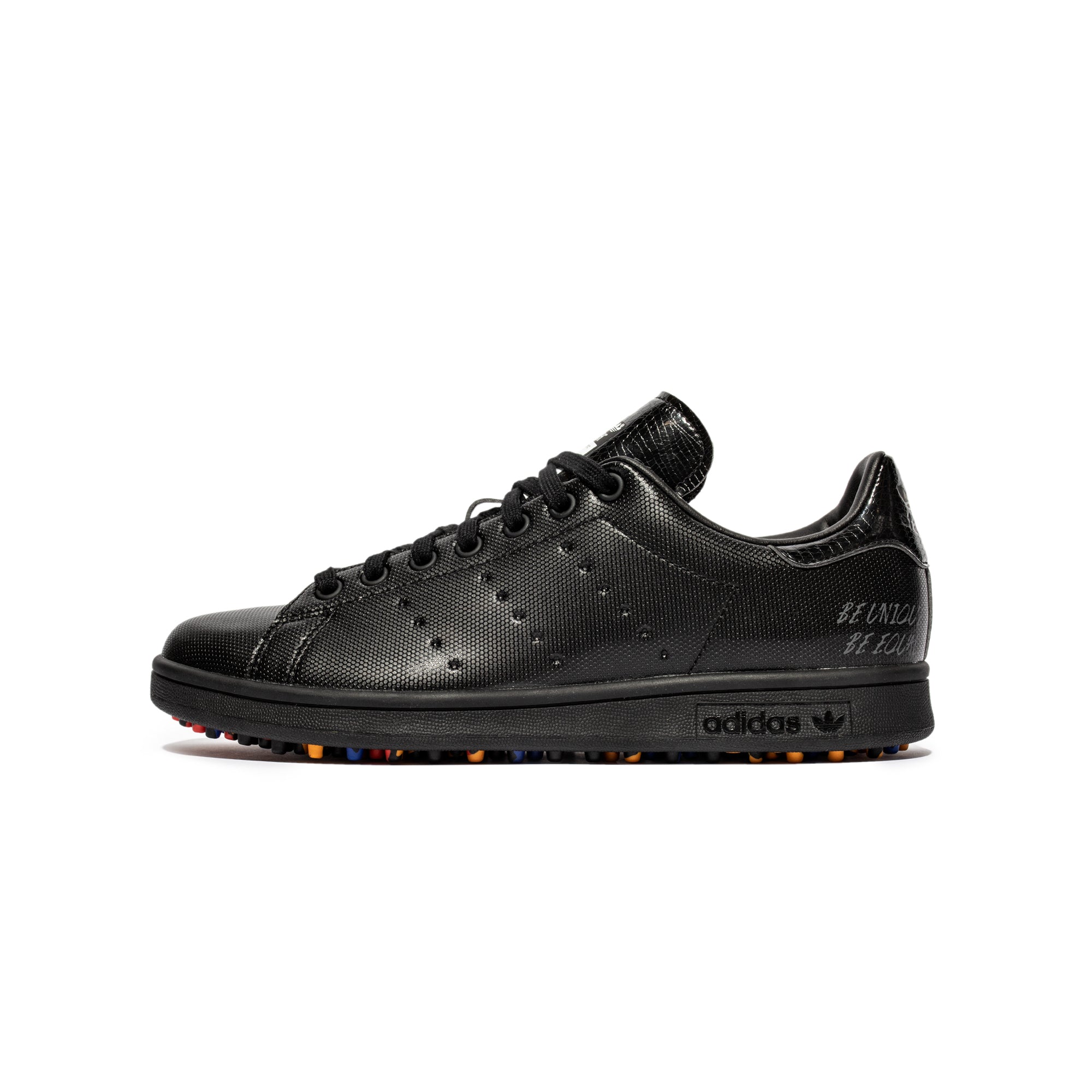 Adidas Mens Stan Smith Golf Shoes 'Core Black' – Extra Butter