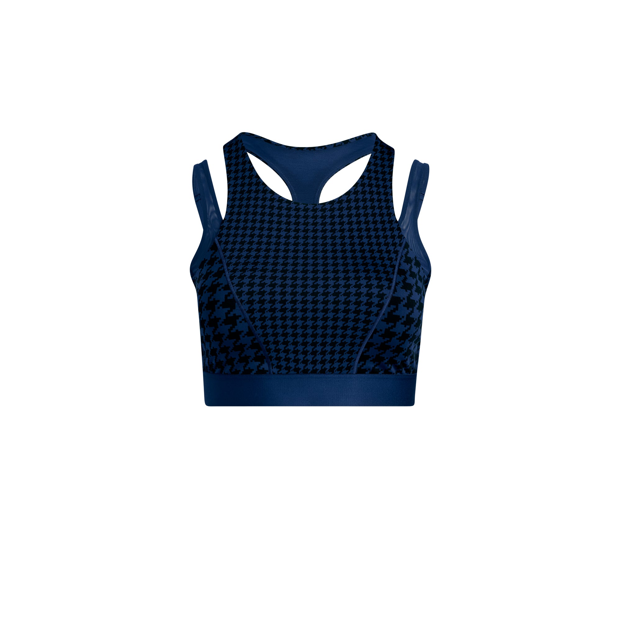 Adidas X Ivy Park Ivy Park Cut Out Bra Top In Blue