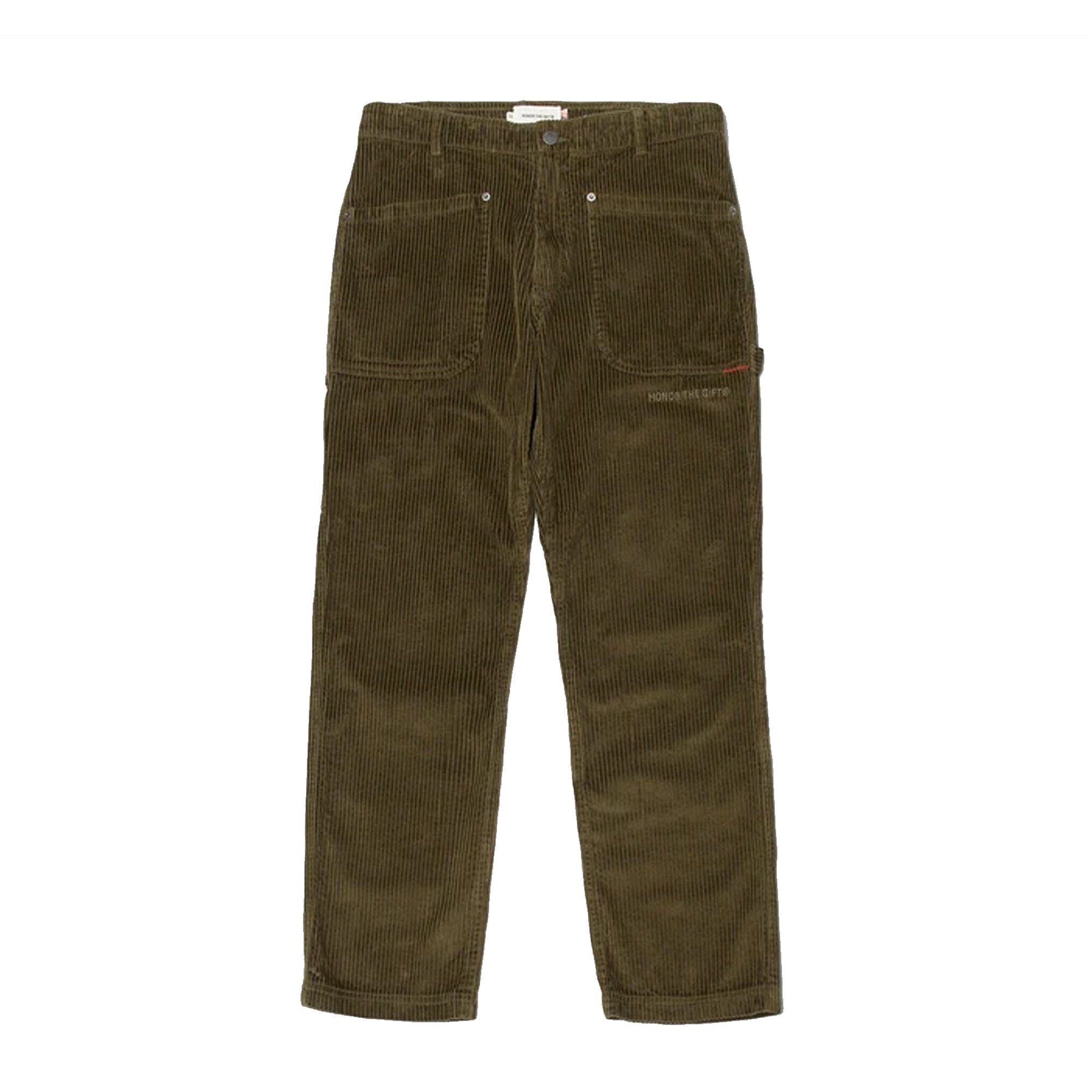 Honor The Gift Mens C-Fall Corduroy Carpenter Pants 'Forest