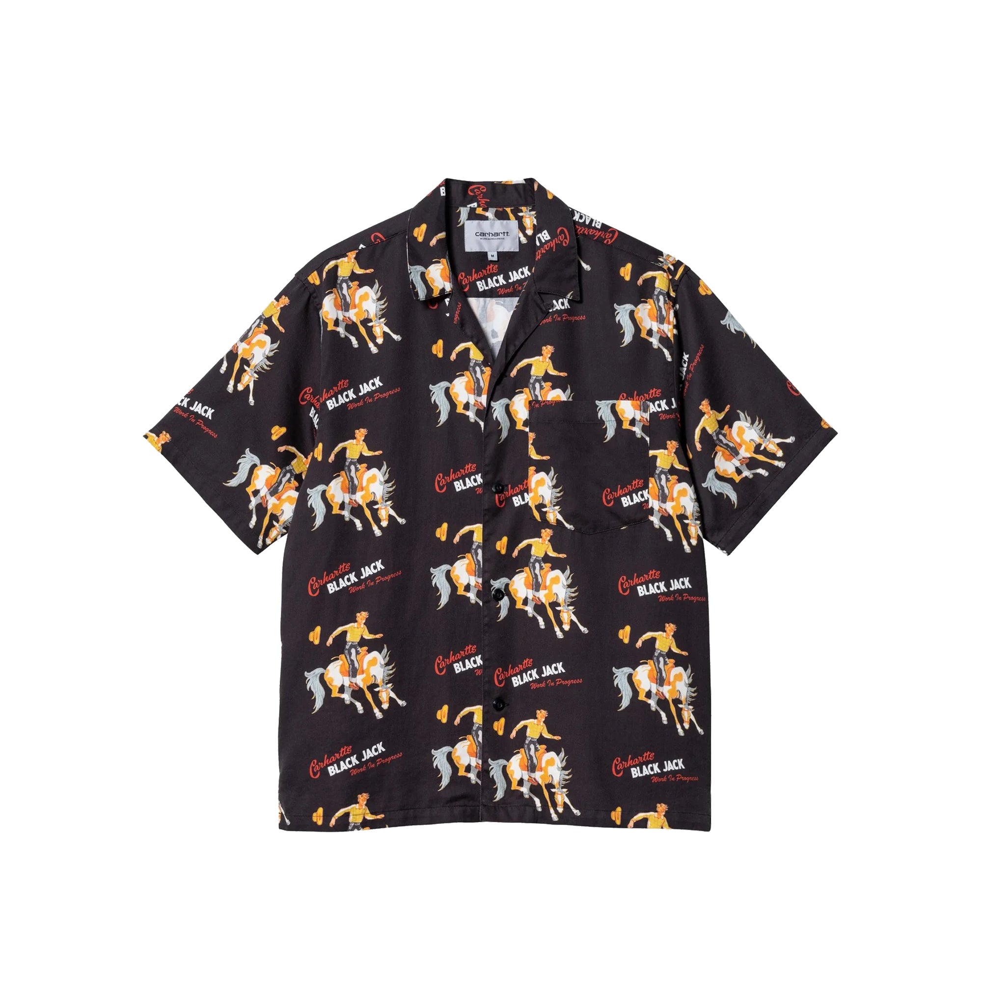 Carhartt WIP Mens Black Jack SS Shirt – Extra Butter