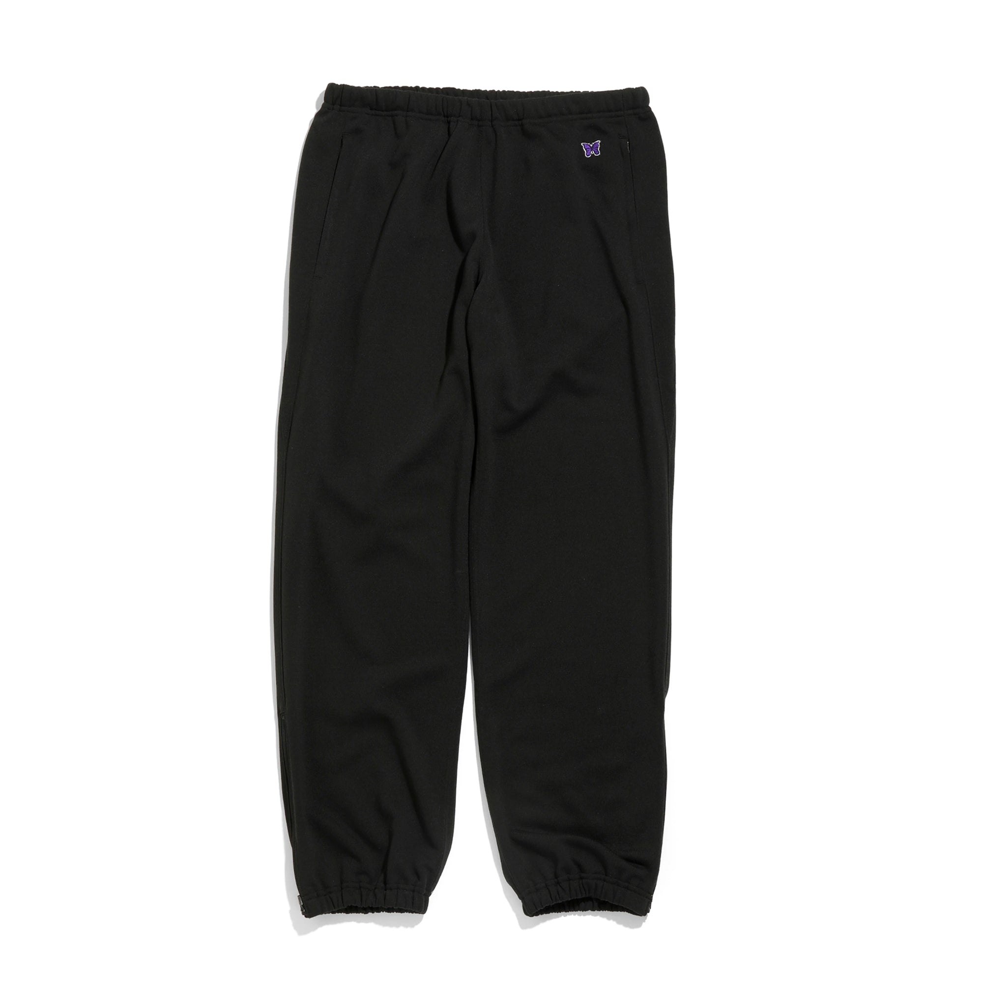 Needles Mens Zipped Sweatpants Black – Extra Butter