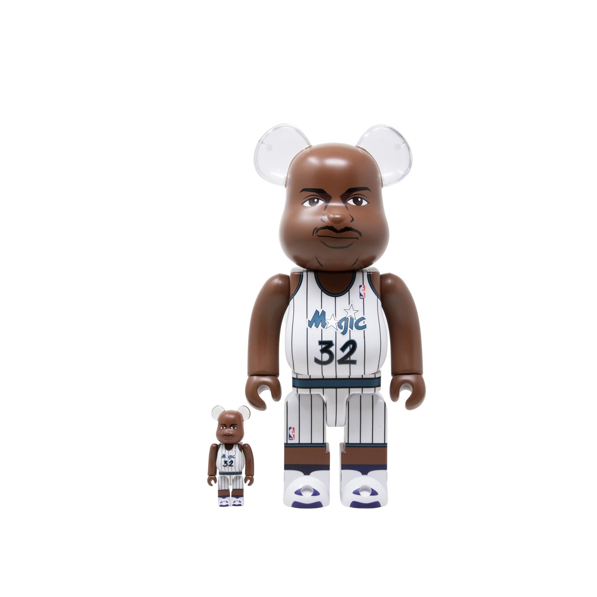 Medicom Be@rbrick Shaquille O'Neal (Orlando Magic) 100% & 400% Set