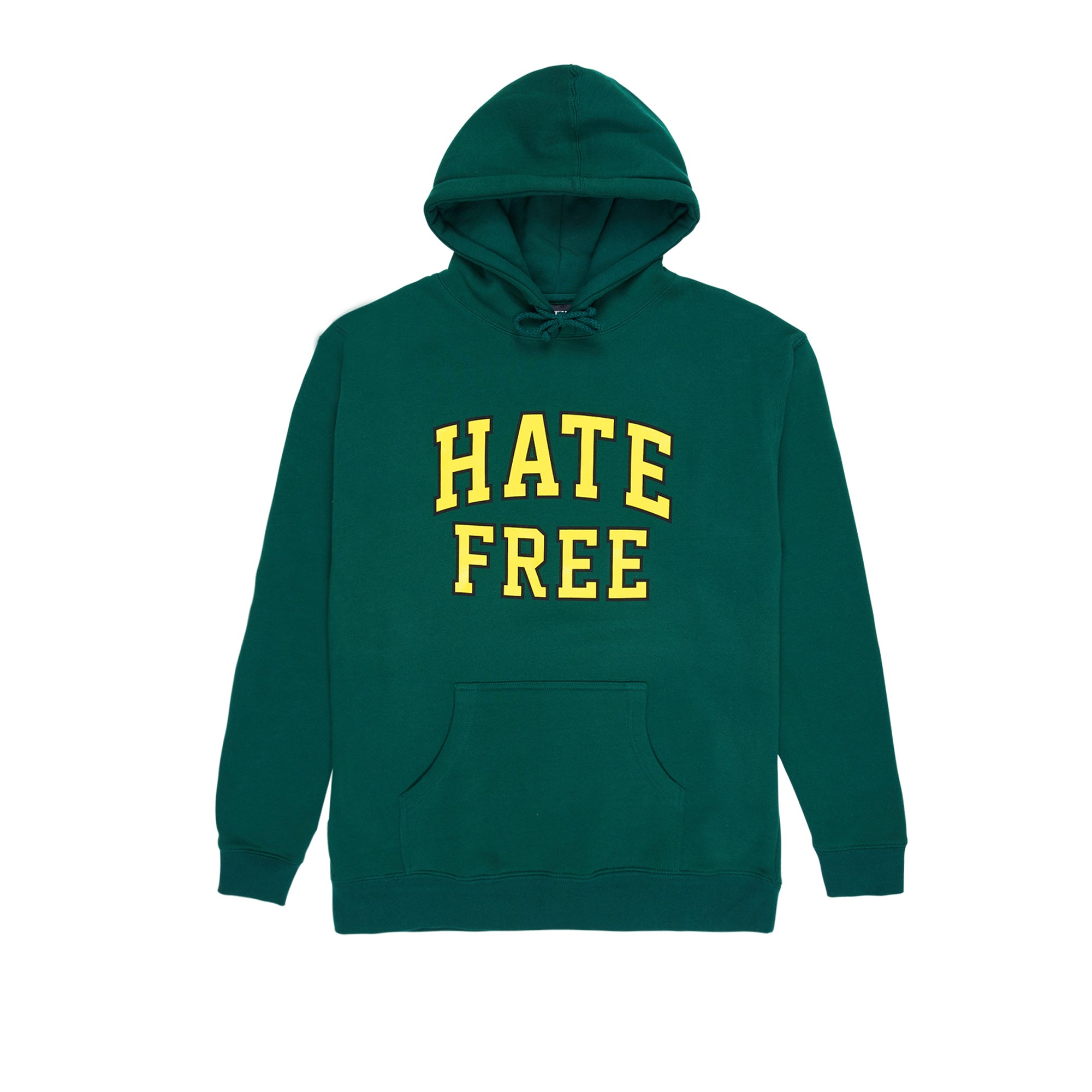 Pleasures Mens 'Forest Green' Hate Free Hoodie – Extra Butter