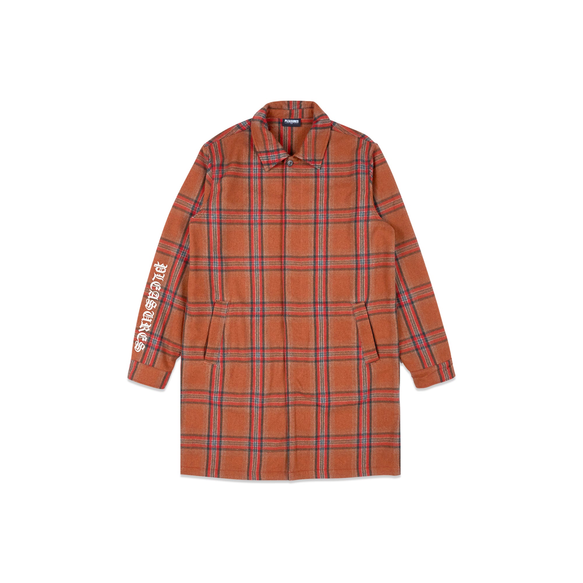 Pleasures Mens Soul Plaid Trench – Extra Butter