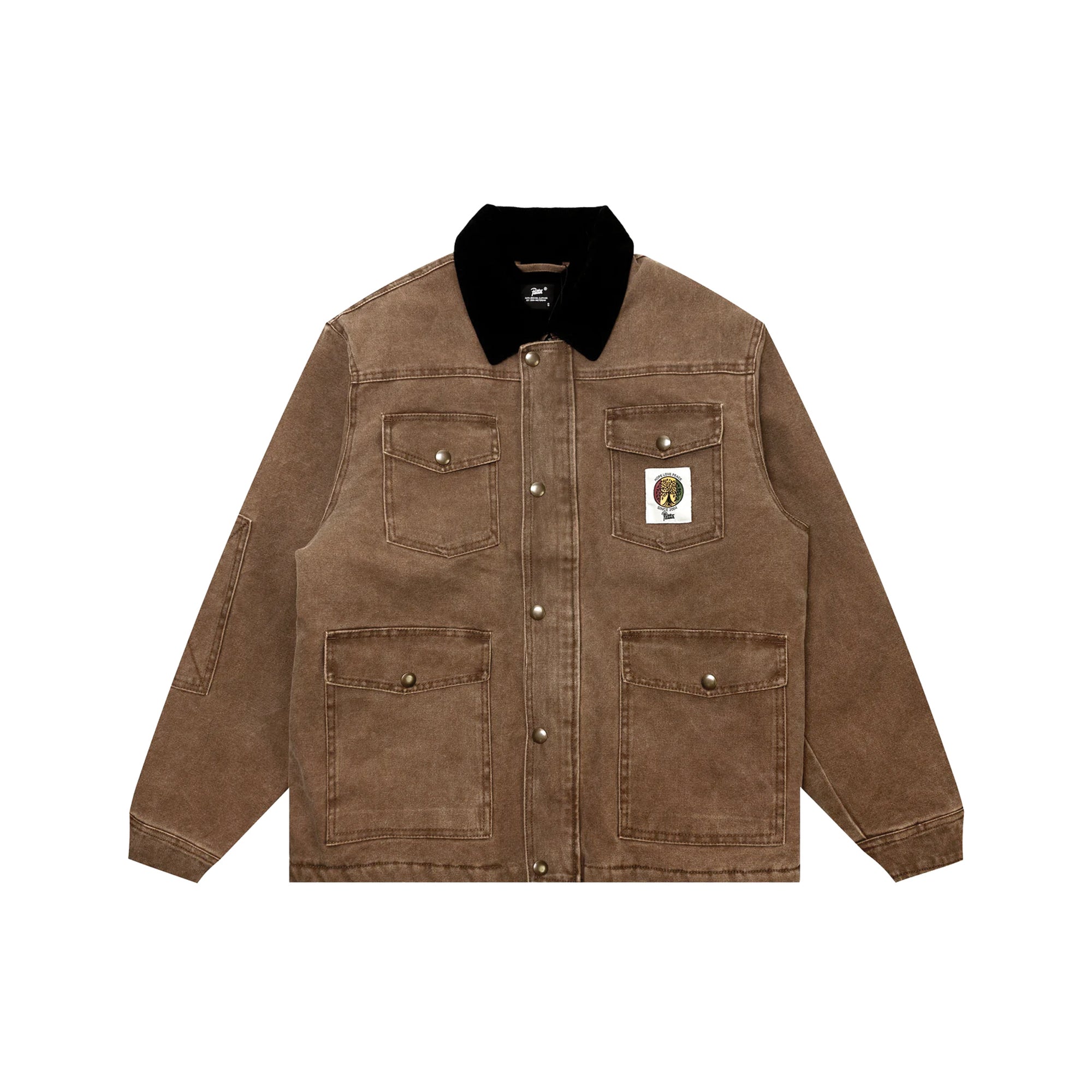 Patta Mens Canvas Chore Jacket – Extra Butter - Main Image
