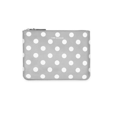 Comme des Garcons WALLET Polka Dot Printed Zip Pouch