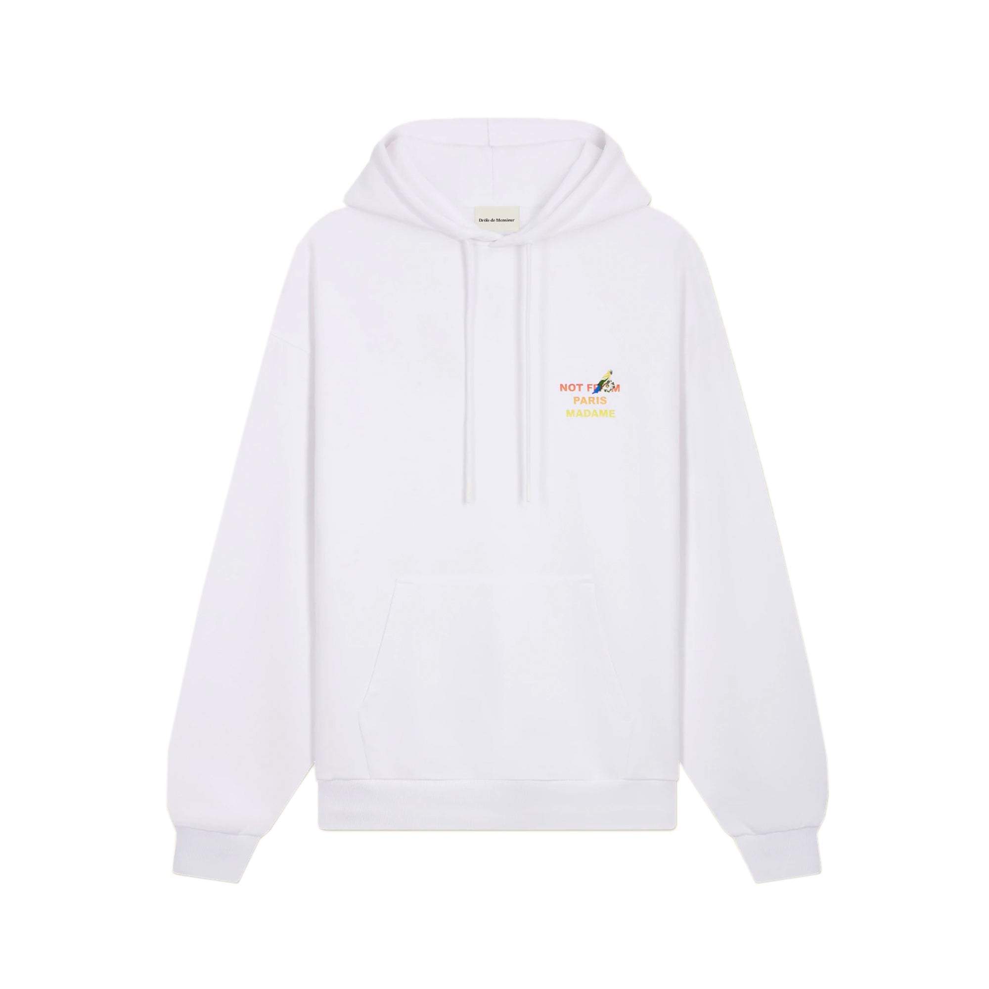 Drole De Monsieur Mens NFPM Perroquet Hoodie White – Extra Butter