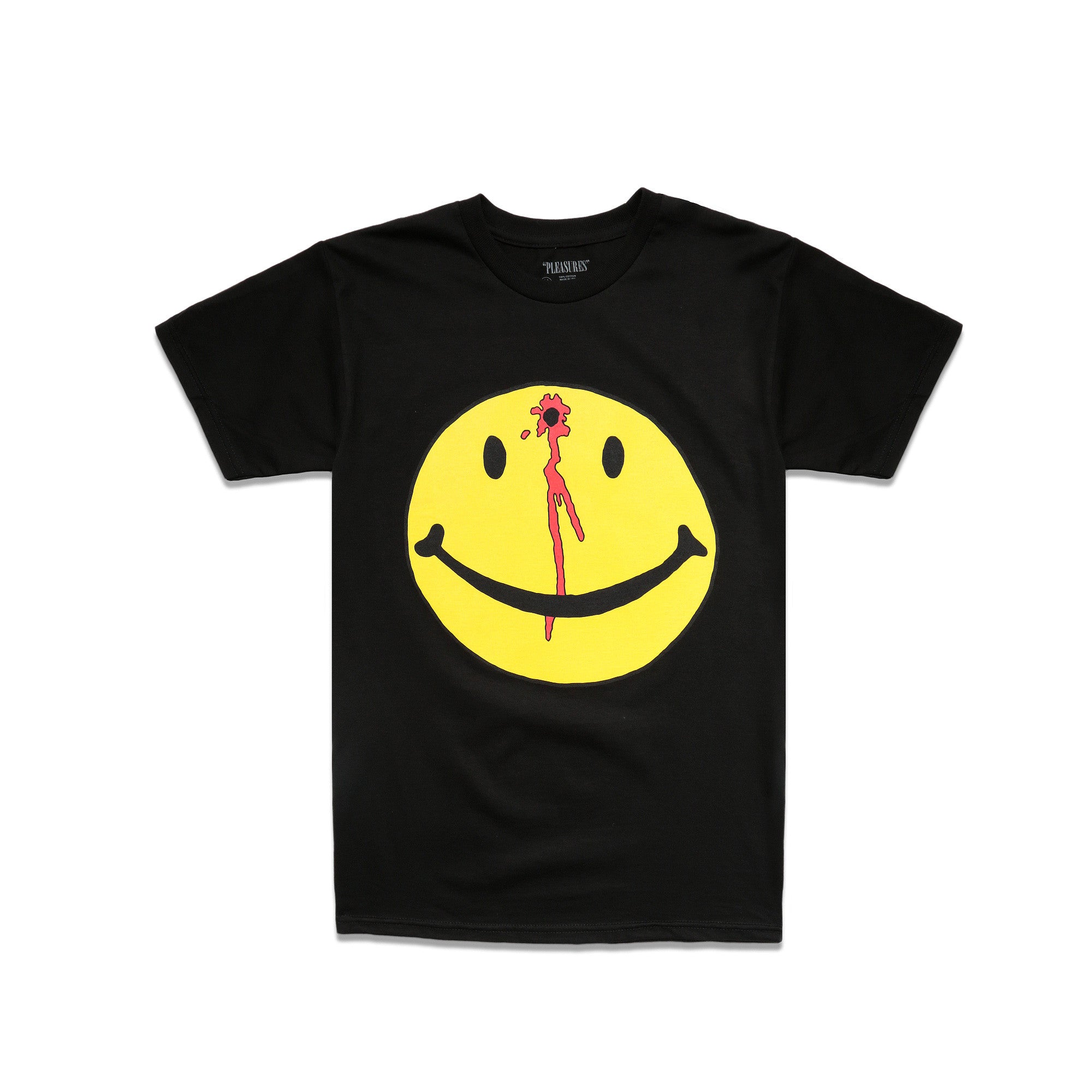 Pleasures x Chinatown Market Smiley Tee - Black – Extra Butter