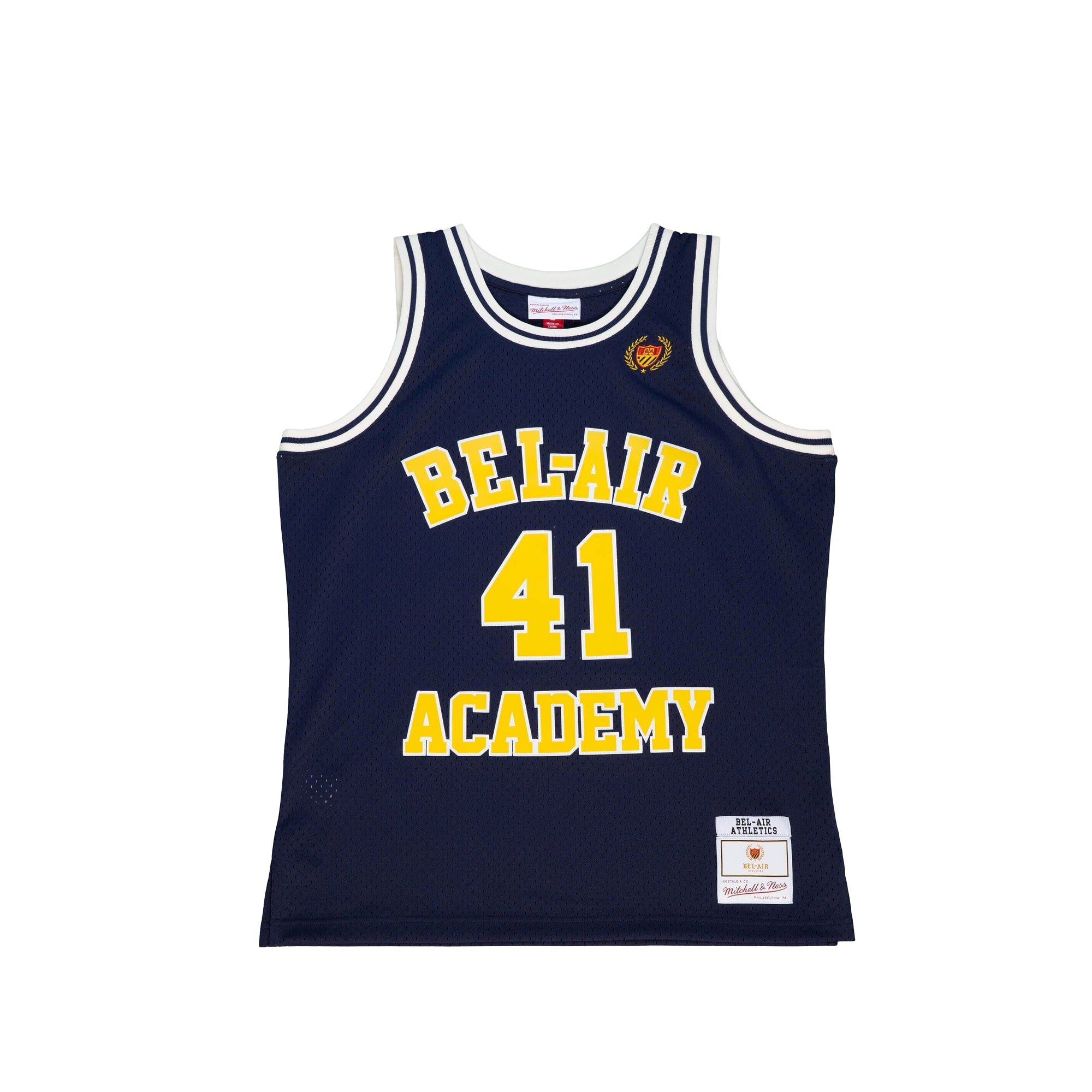 Mitchell & Ness x Bel-Air Academy Men's Basketball Road Jersey in Blue