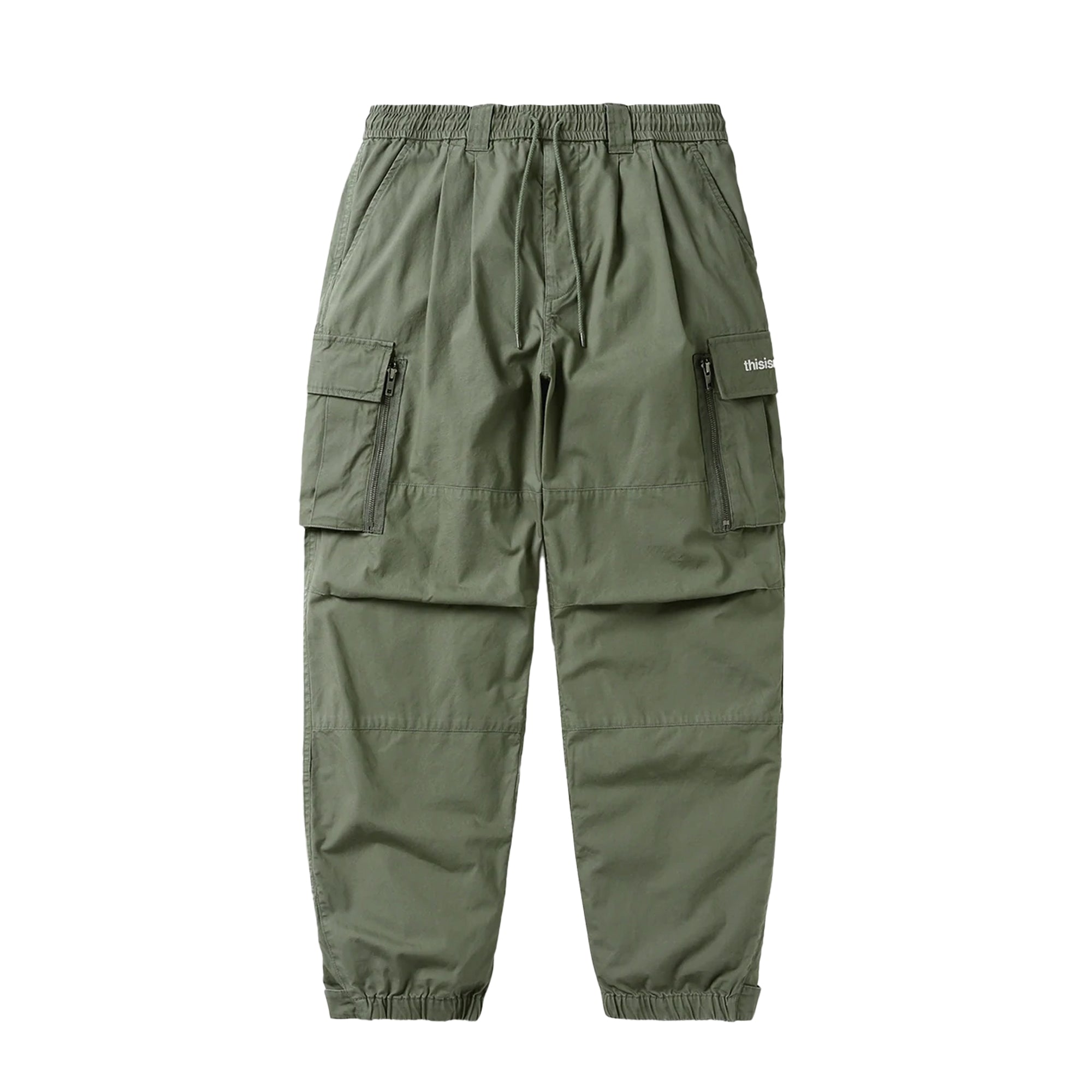 Thisisneverthat Mens Multi Zip Cargo Pant 'Olive' – Extra Butter